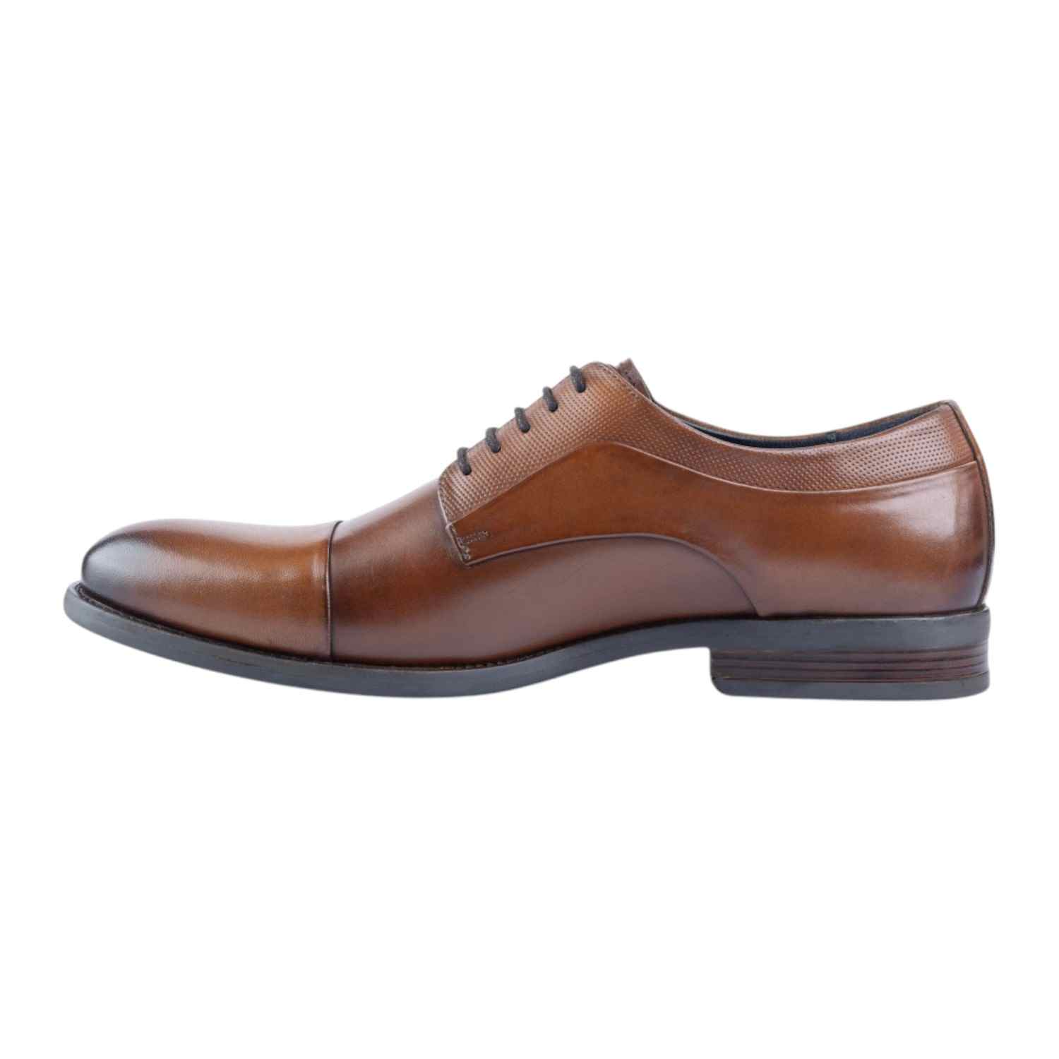 Mens Shoe Formal Laceup Cognac