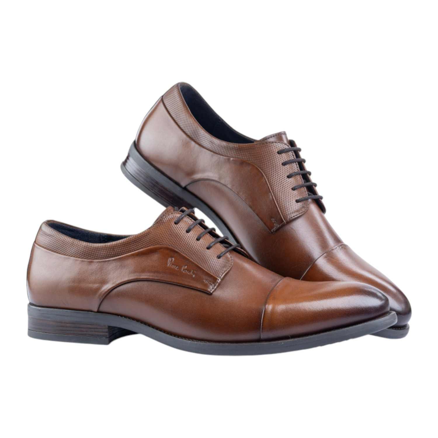 Mens Shoe Formal Laceup Cognac