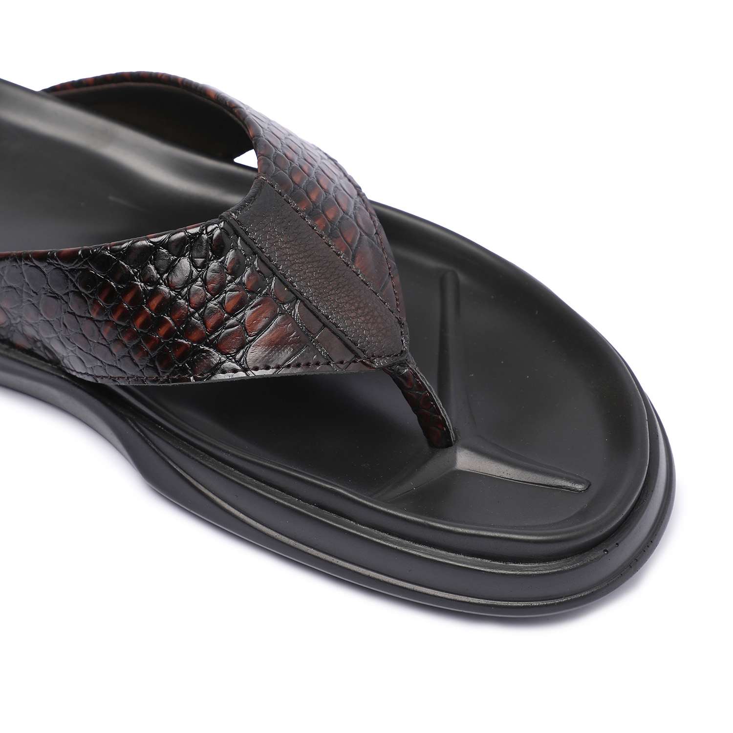 Brown Comfort Slip-Ons for Men