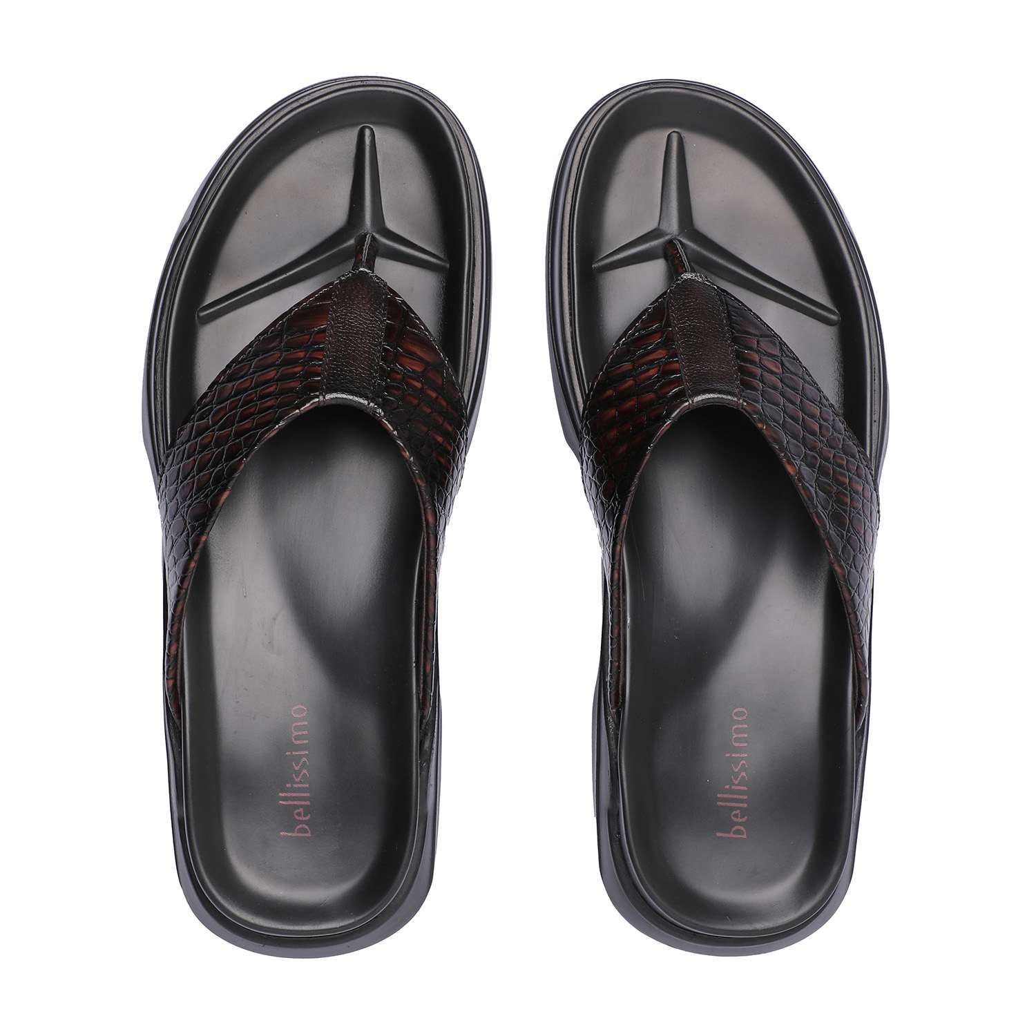 Brown Comfort Slip-Ons for Men