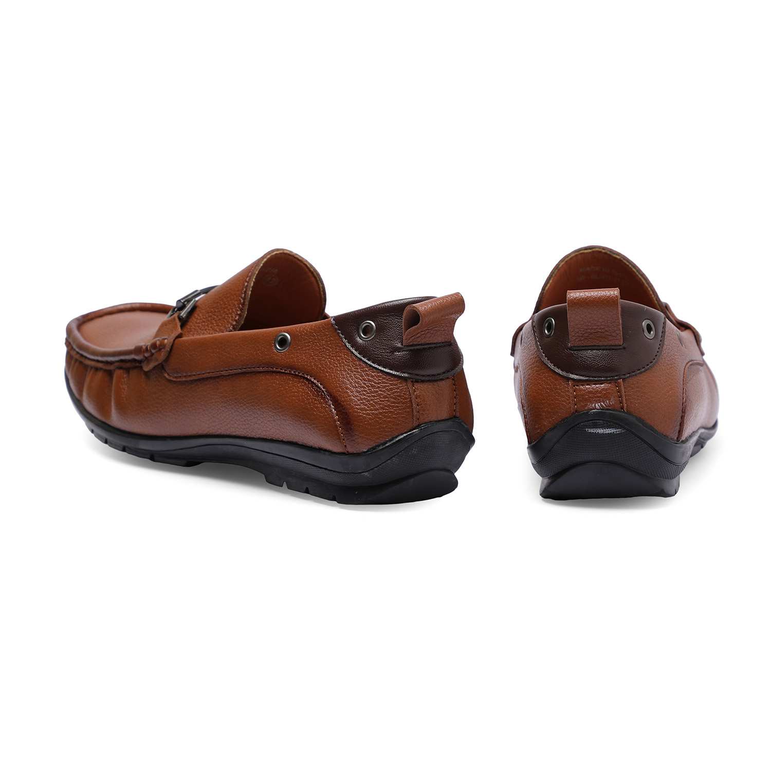 Brown Slip-on with Metal Detailing for Men