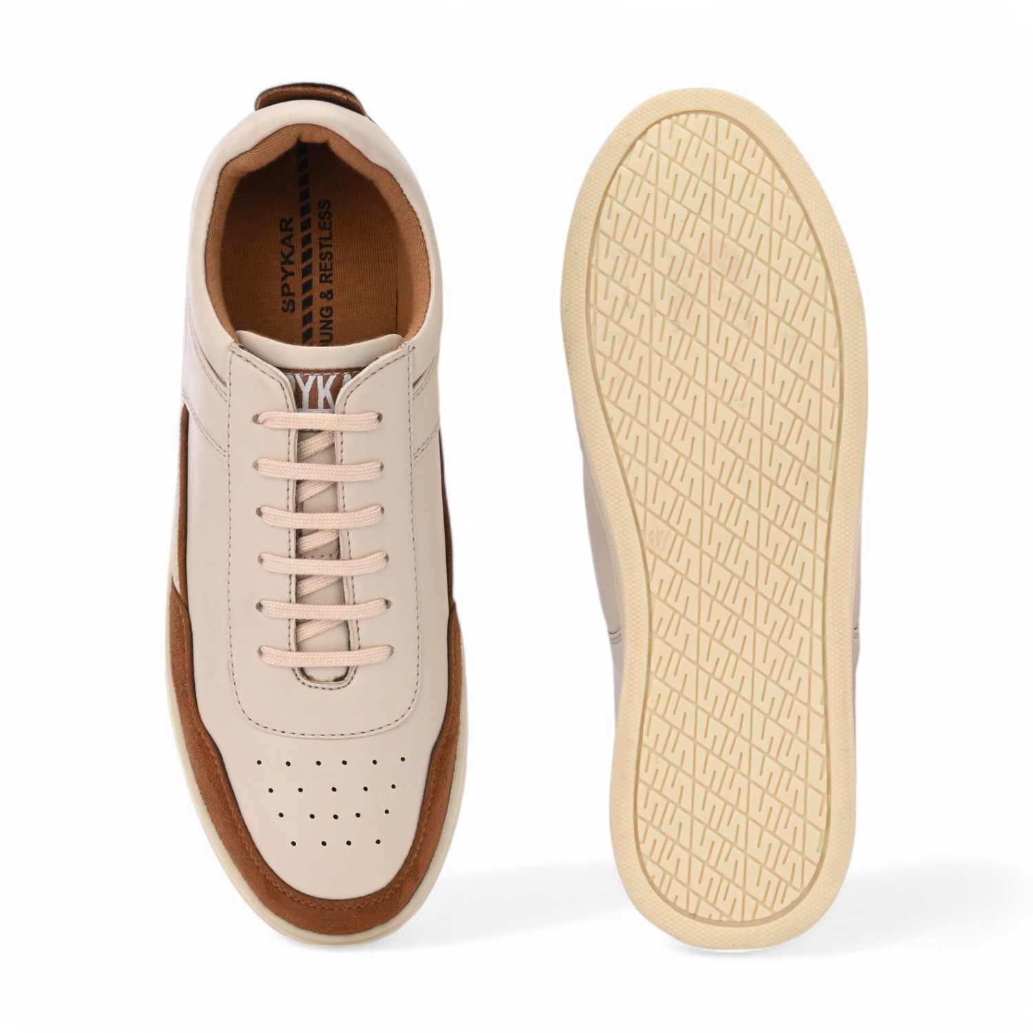 Nora Womens Tan Lace Up Sneaker