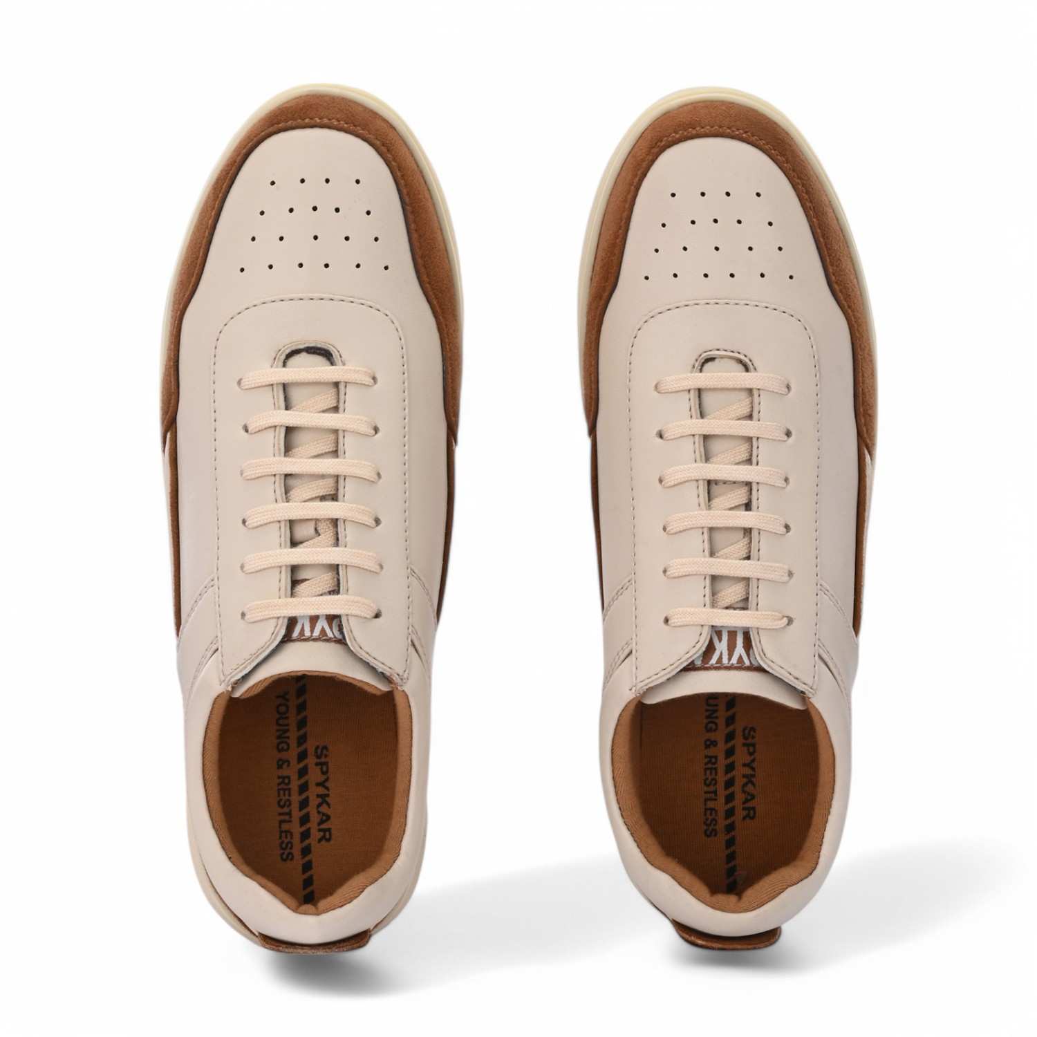 Nora Womens Tan Lace Up Sneaker