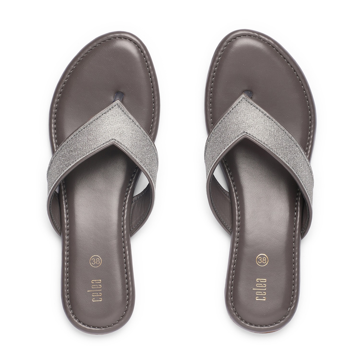 Womens Grey  Casual Flat