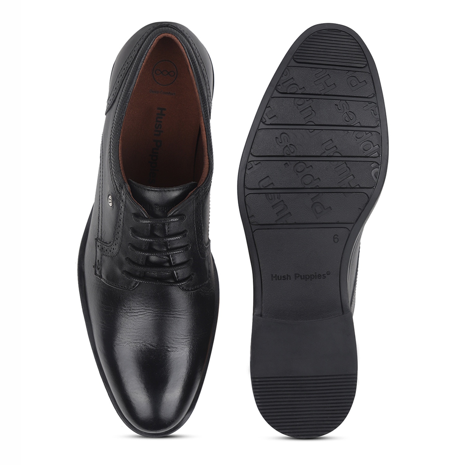 Men Wolfhound Pt Oxford Nelson Black Derby