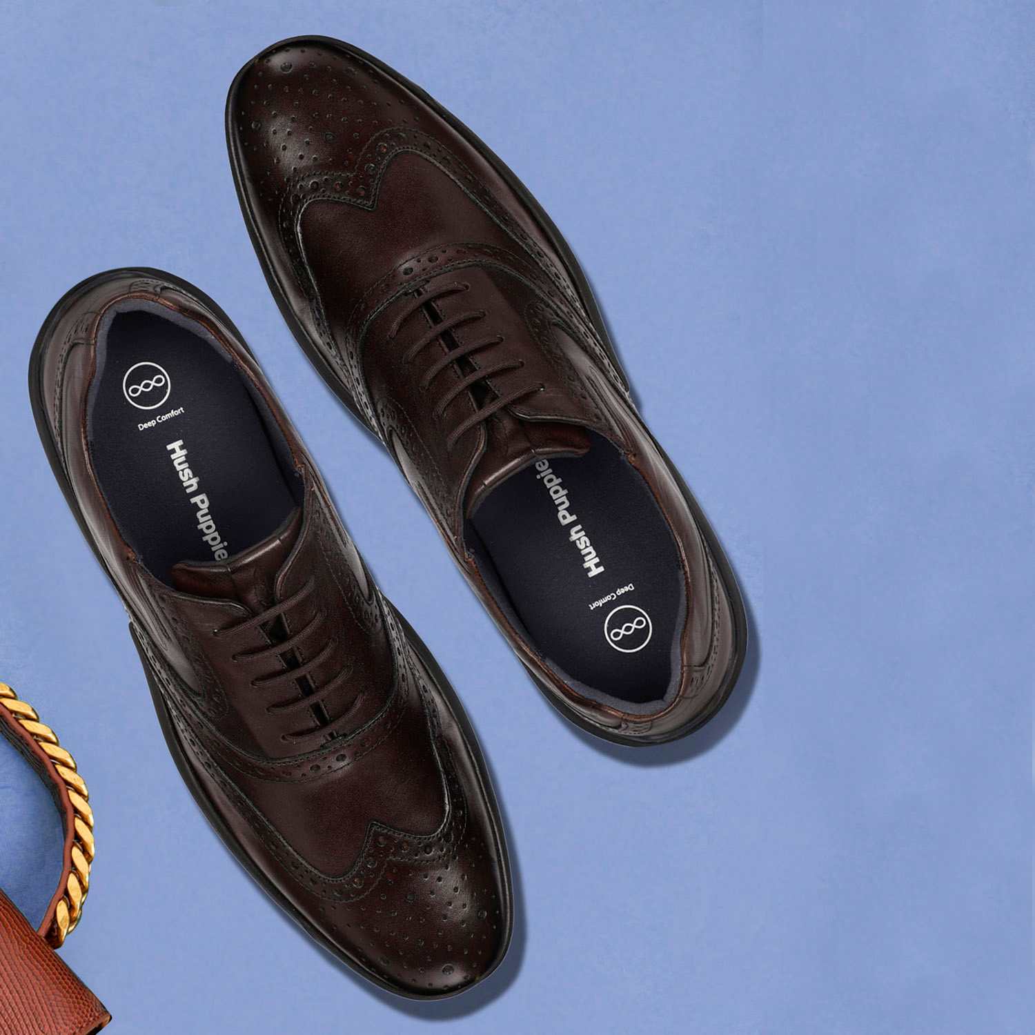 Savile Row Oxford Brown Formal Shoes For Men