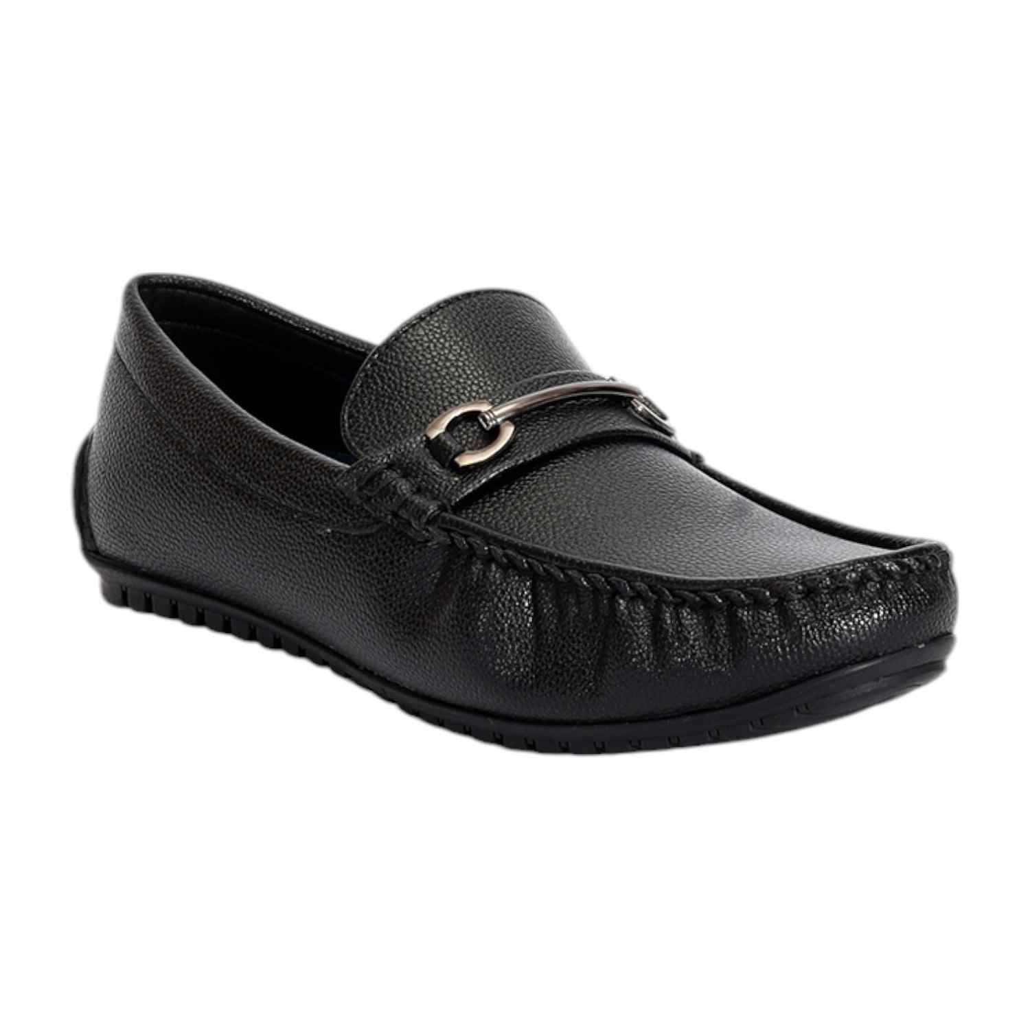 Men Black Formal Slip-on Shoes