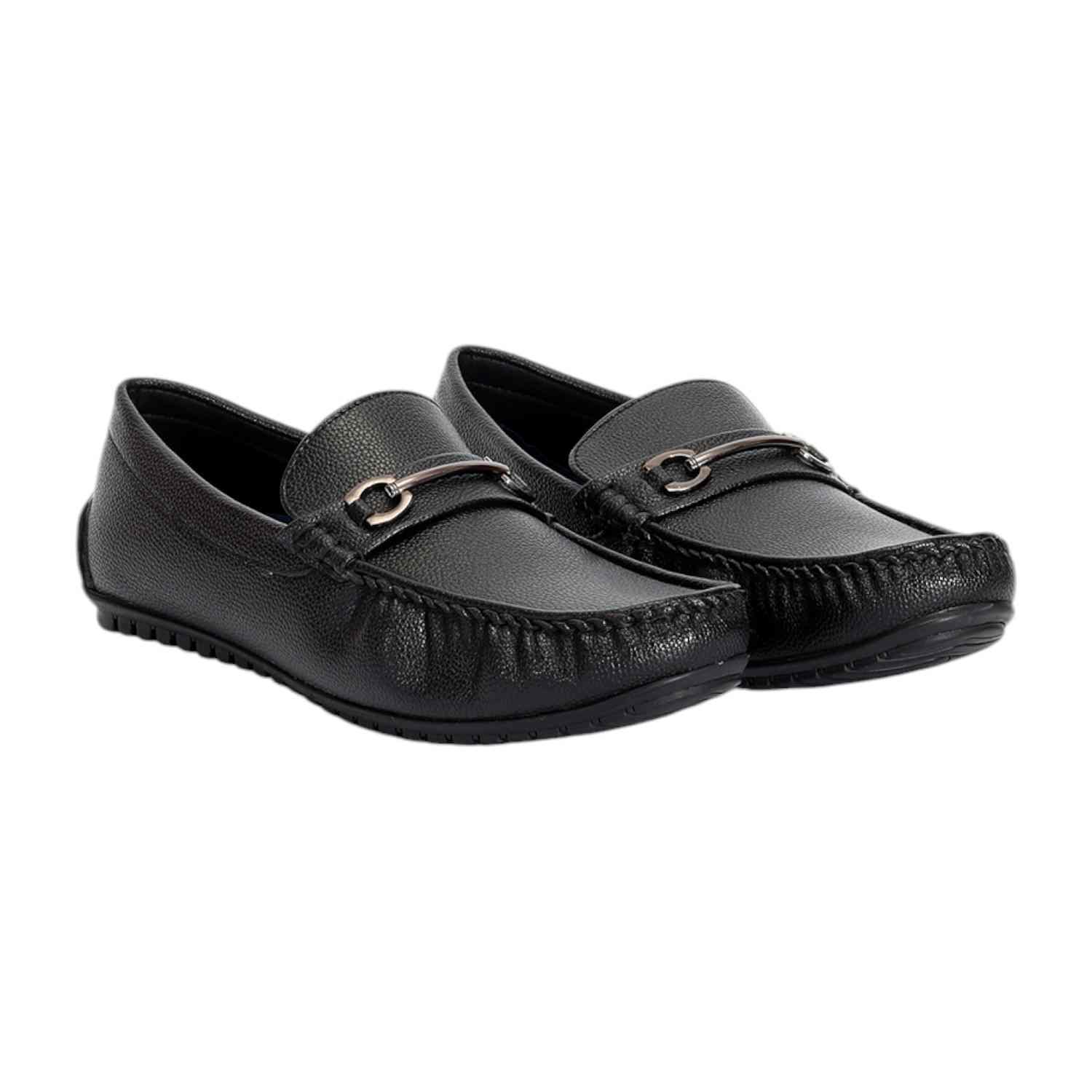 Men Black Formal Slip-on Shoes