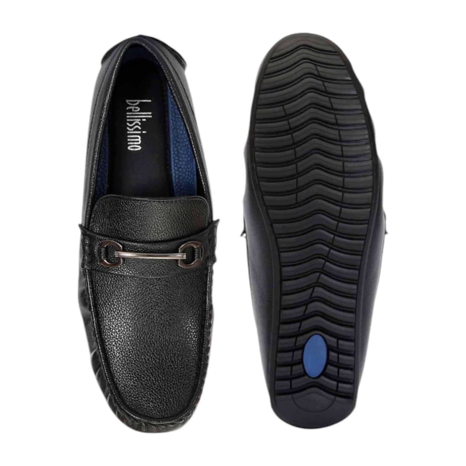 Men Black Formal Slip-on Shoes