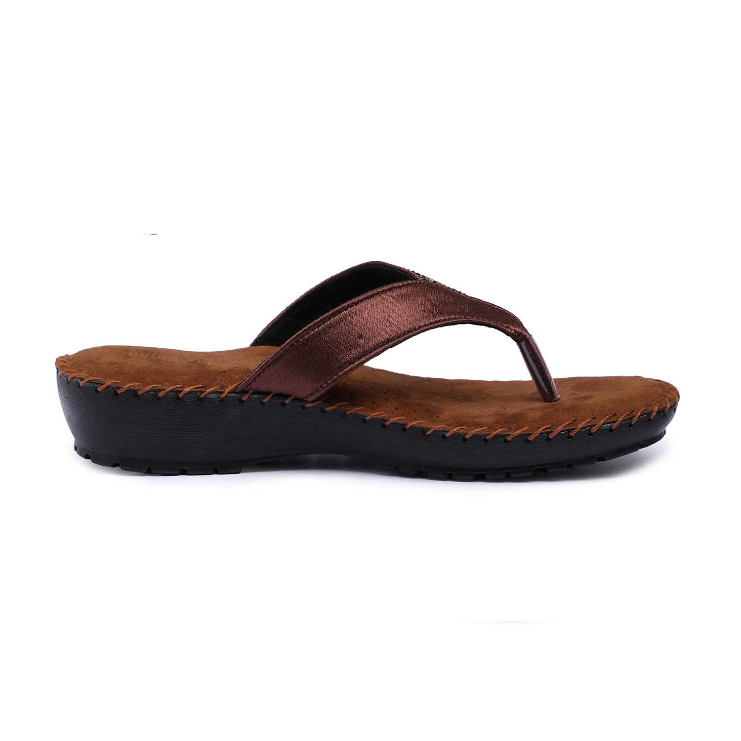 Women Tan Embellished Casual Flat