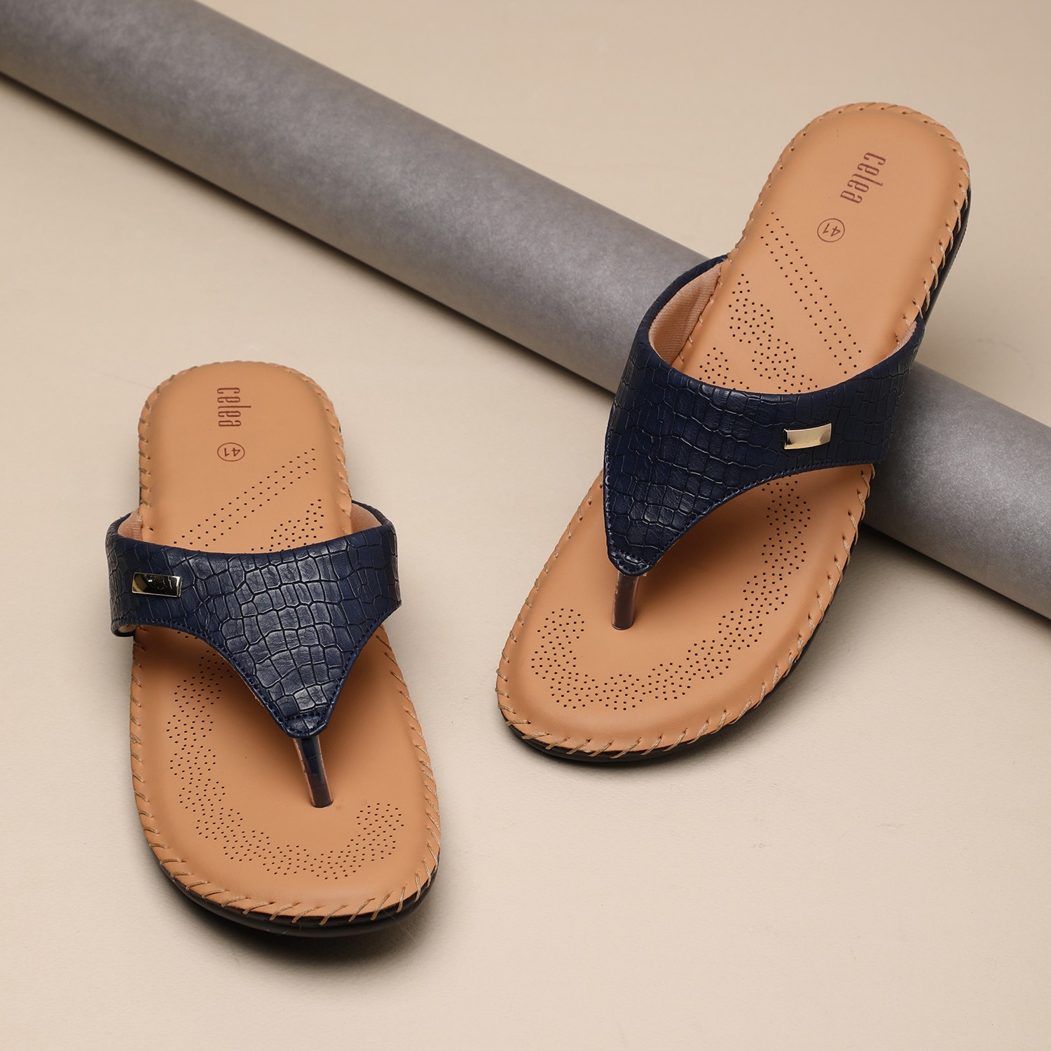 Women Navy Casual Flats