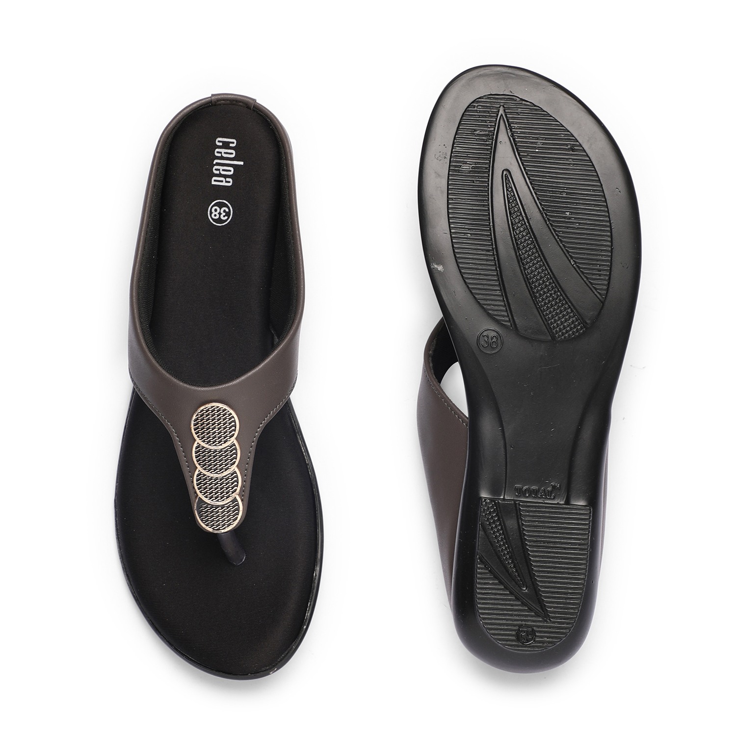 Womens Grey  Casual Flat