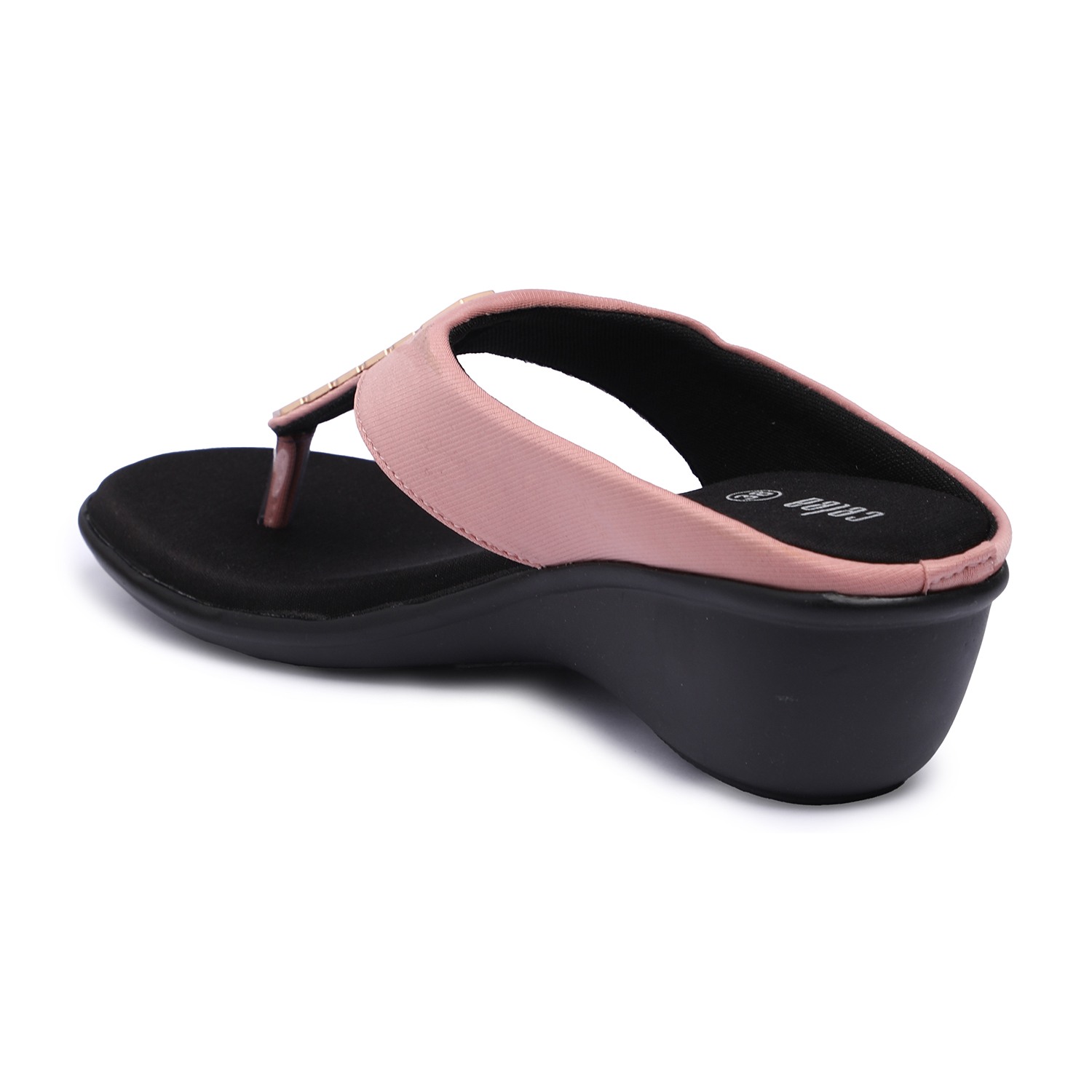 Women Pink Detailed Strap Casual Wedges