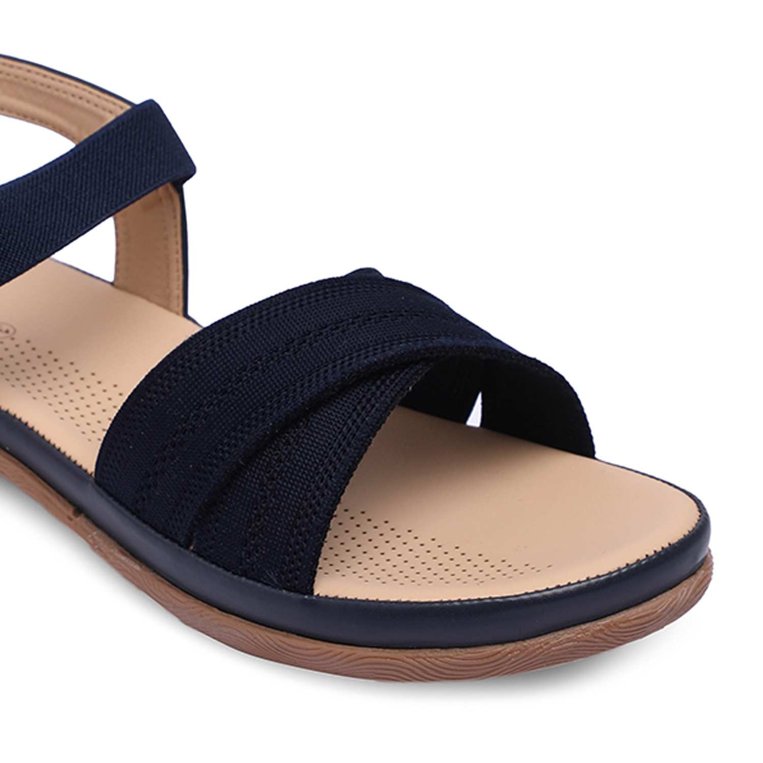 Women Navy Blue Casual Sandals