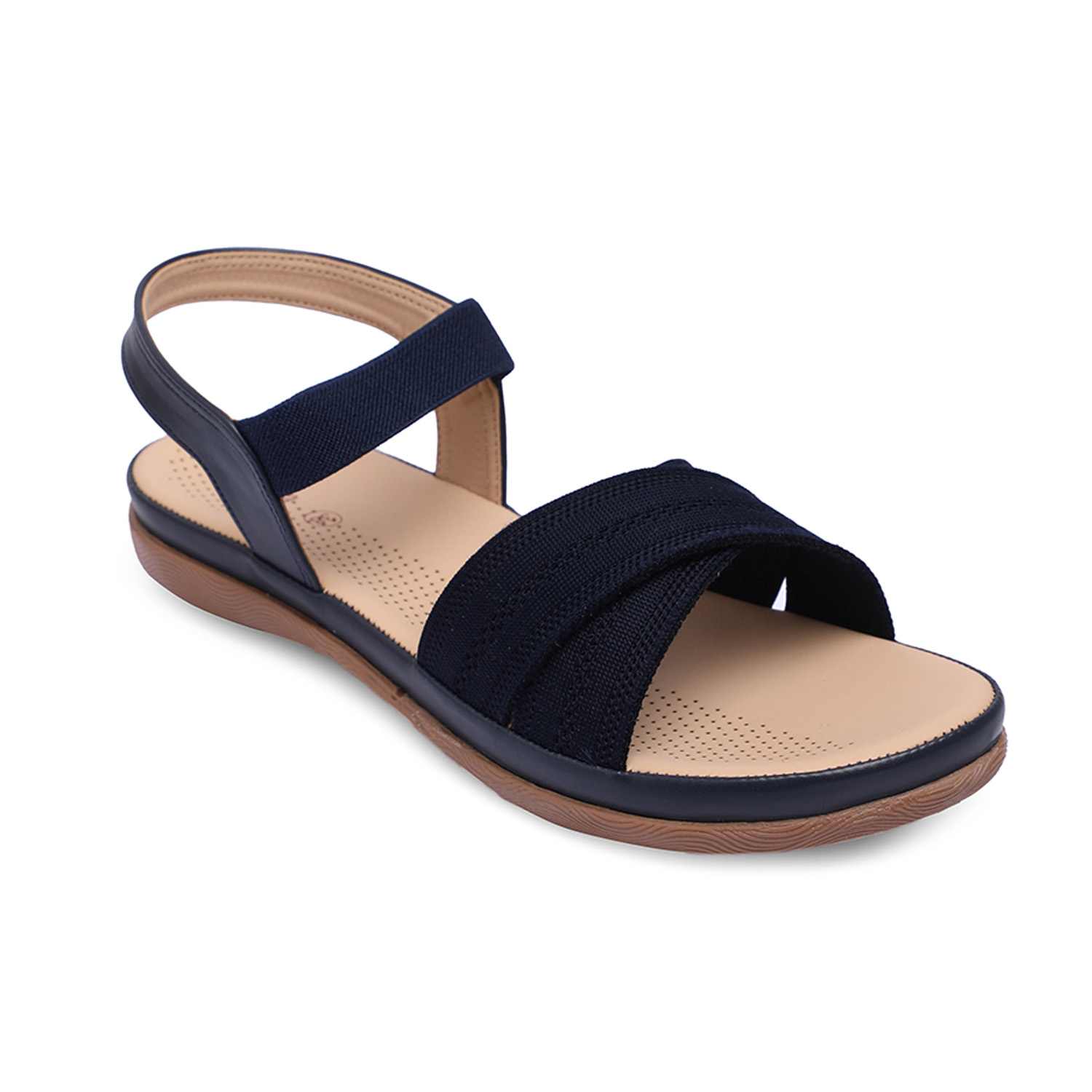 Women Navy Blue Casual Sandals