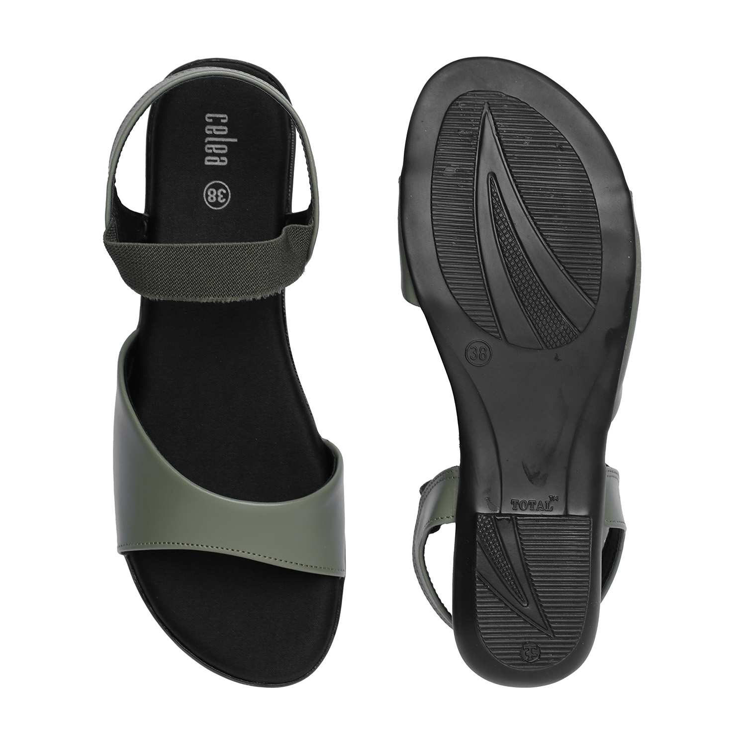 Women Mint Flat Sandals