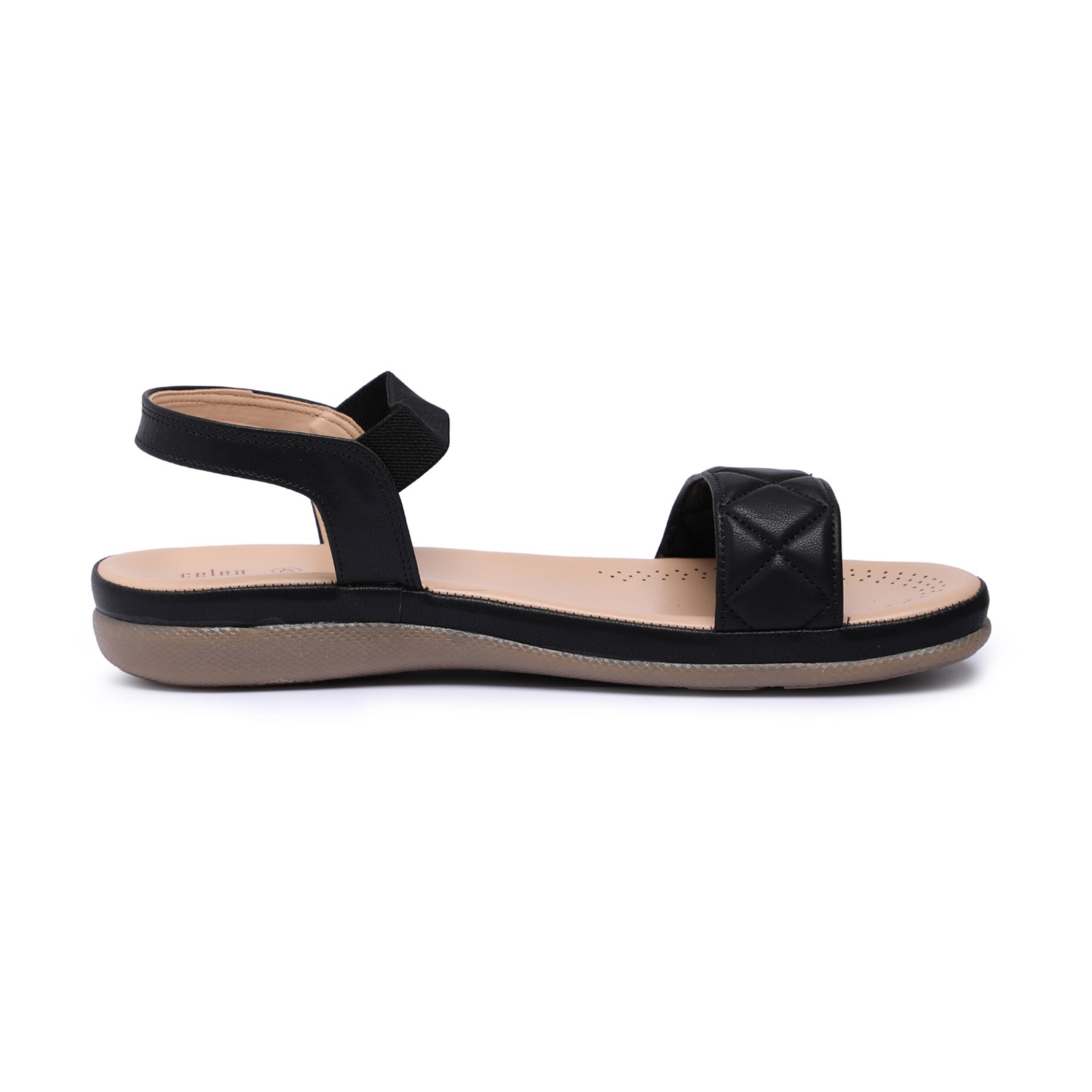 Women Black Flat Sandals