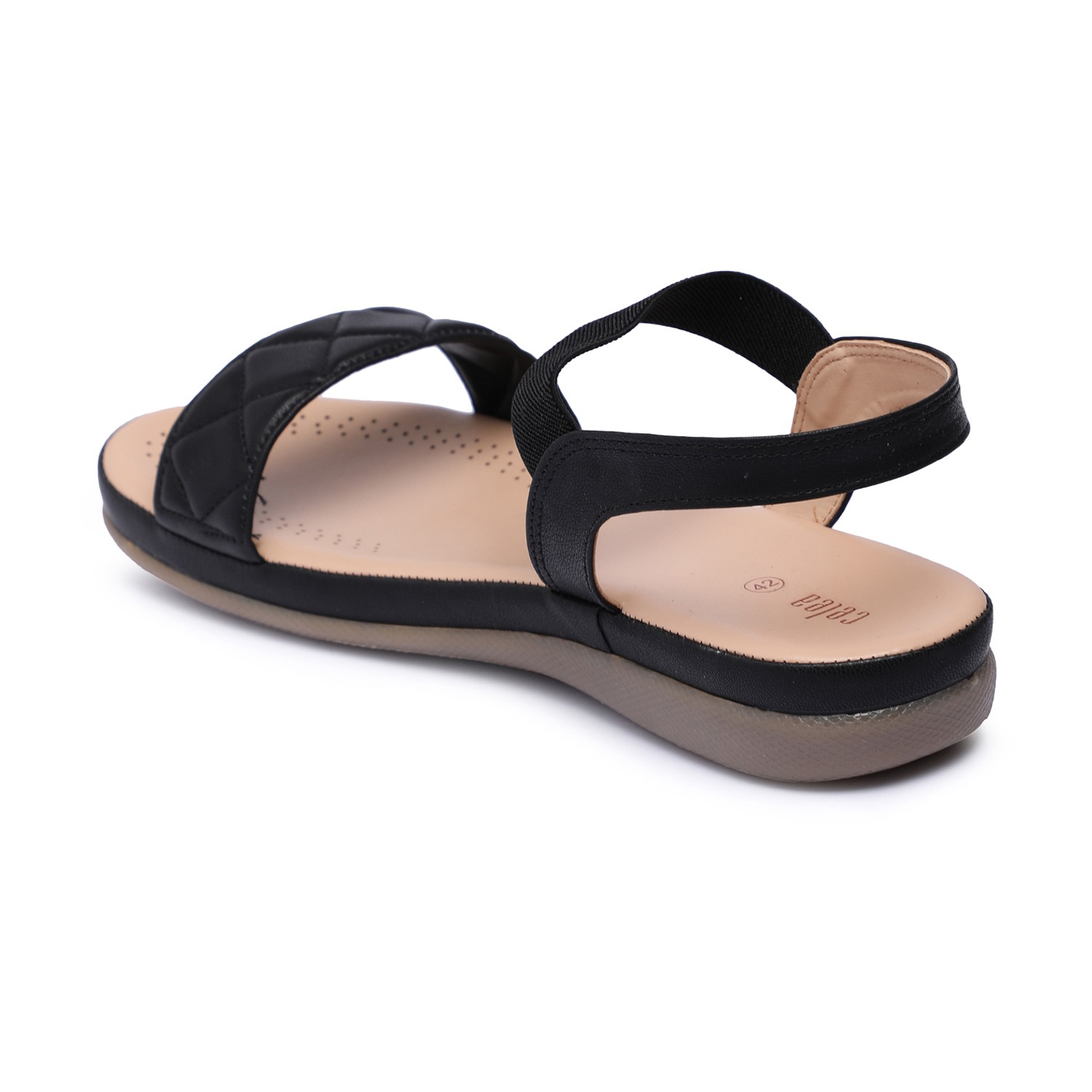 Women Black Flat Sandals