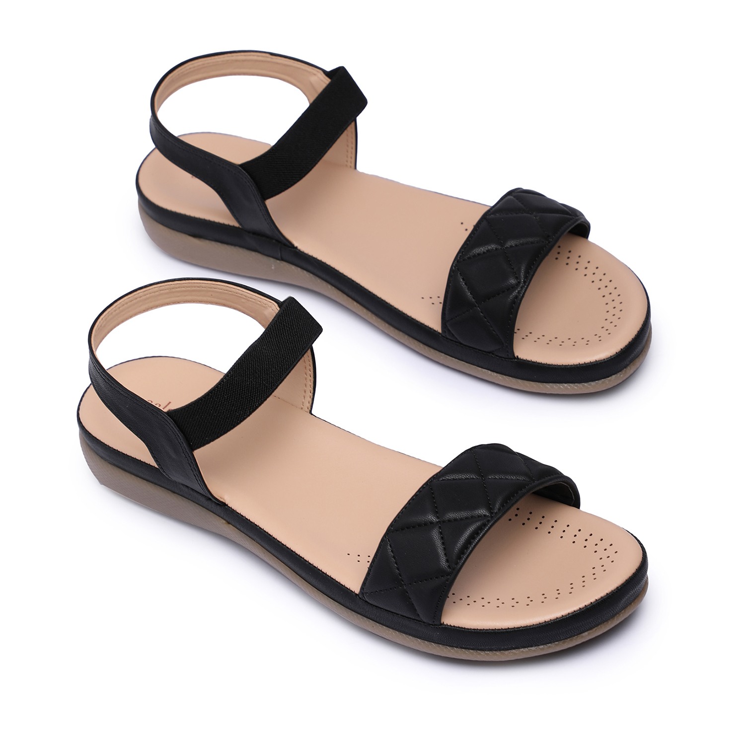 Women Black Flat Sandals