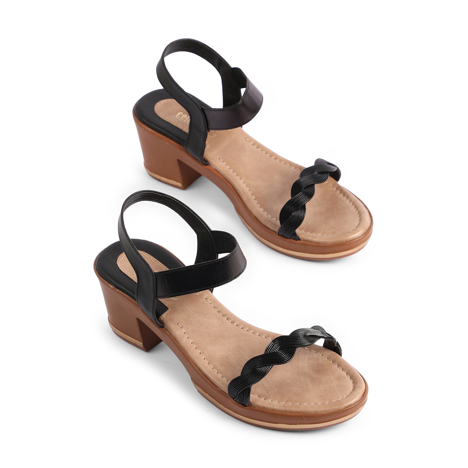 Womens Black Fashion Sandals