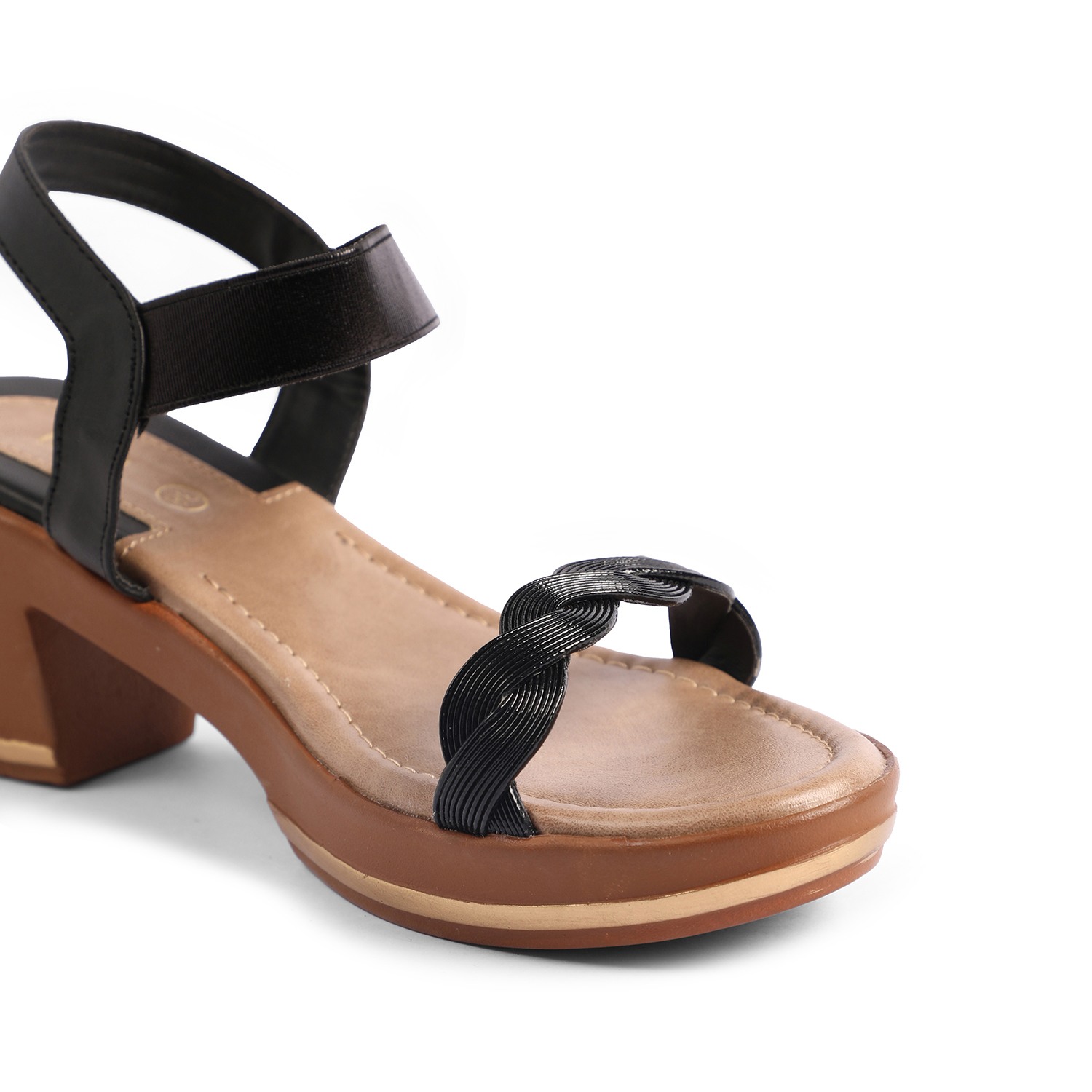 Womens Black Fashion Sandals