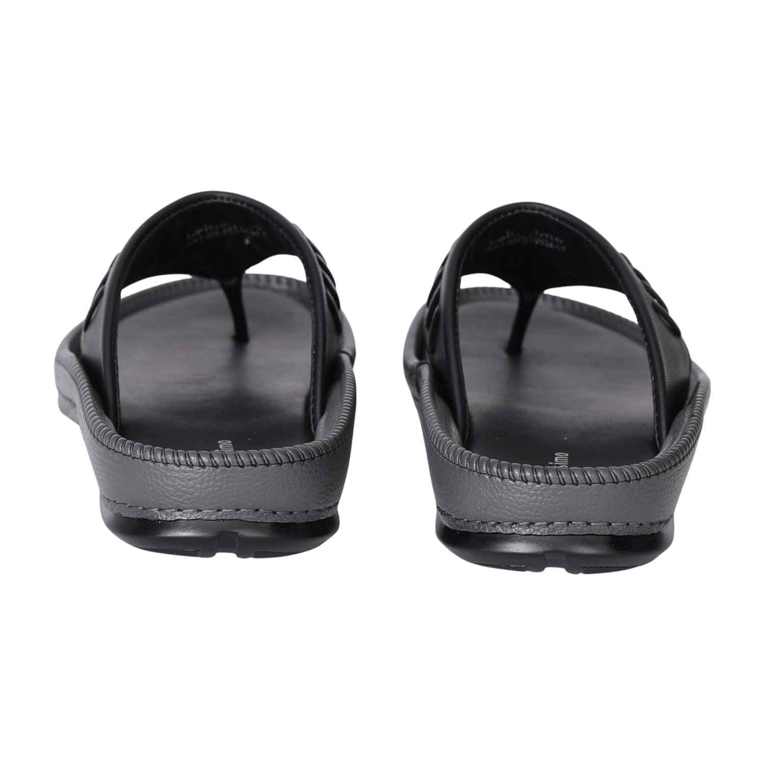 Men's Black Comfort Thong Sandals