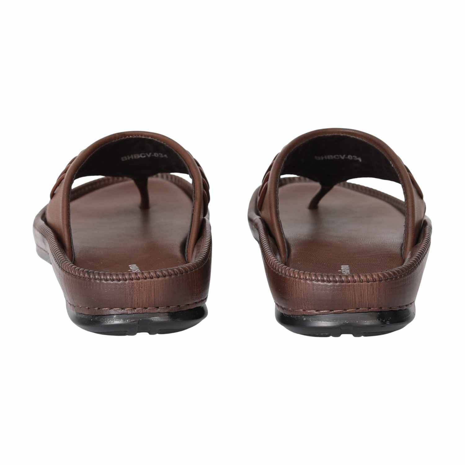Men Brown FlowLine Thong Sandals