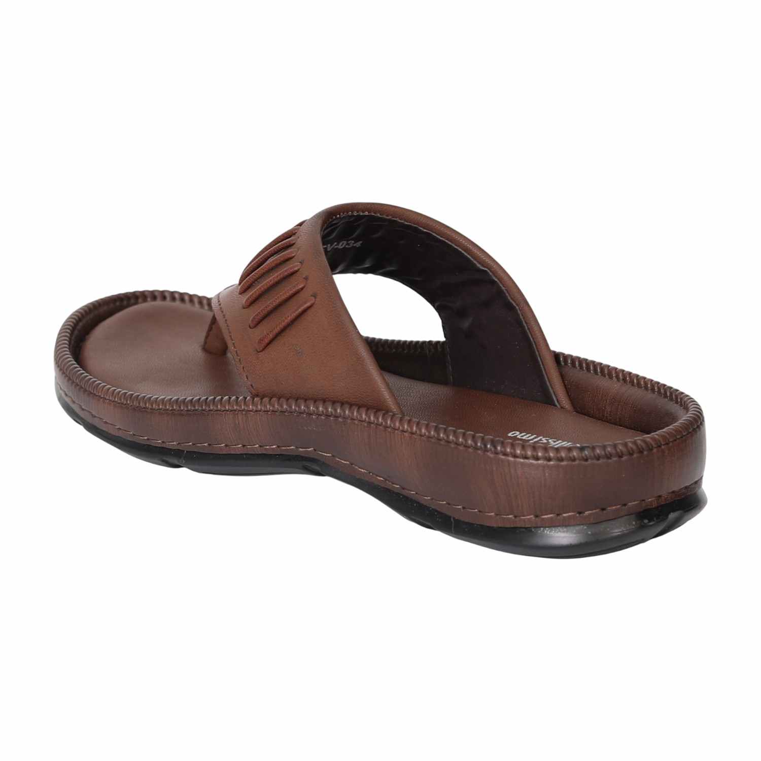 Men Brown FlowLine Thong Sandals
