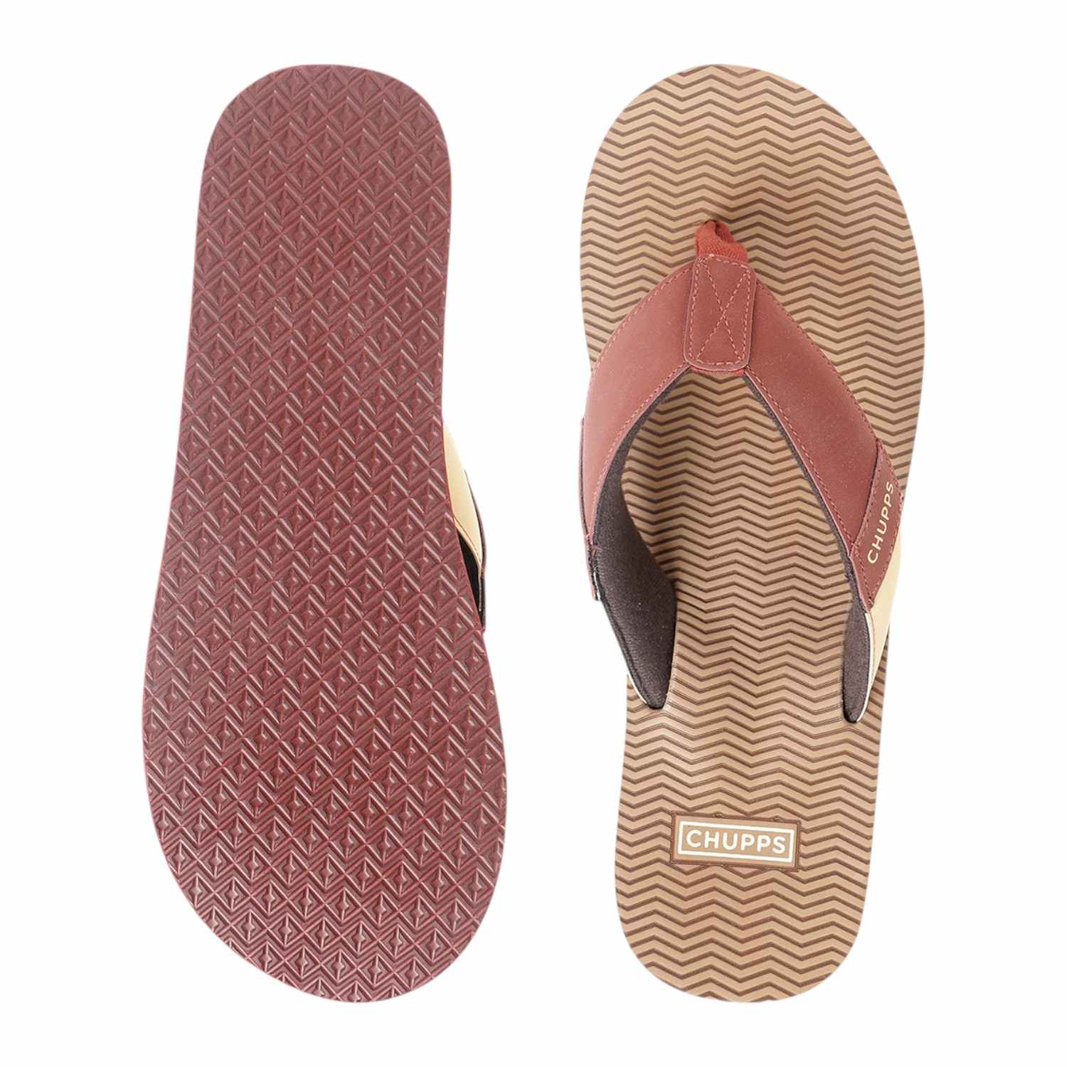 Wyld Choco Mocha Lightweight Flipflop for Men