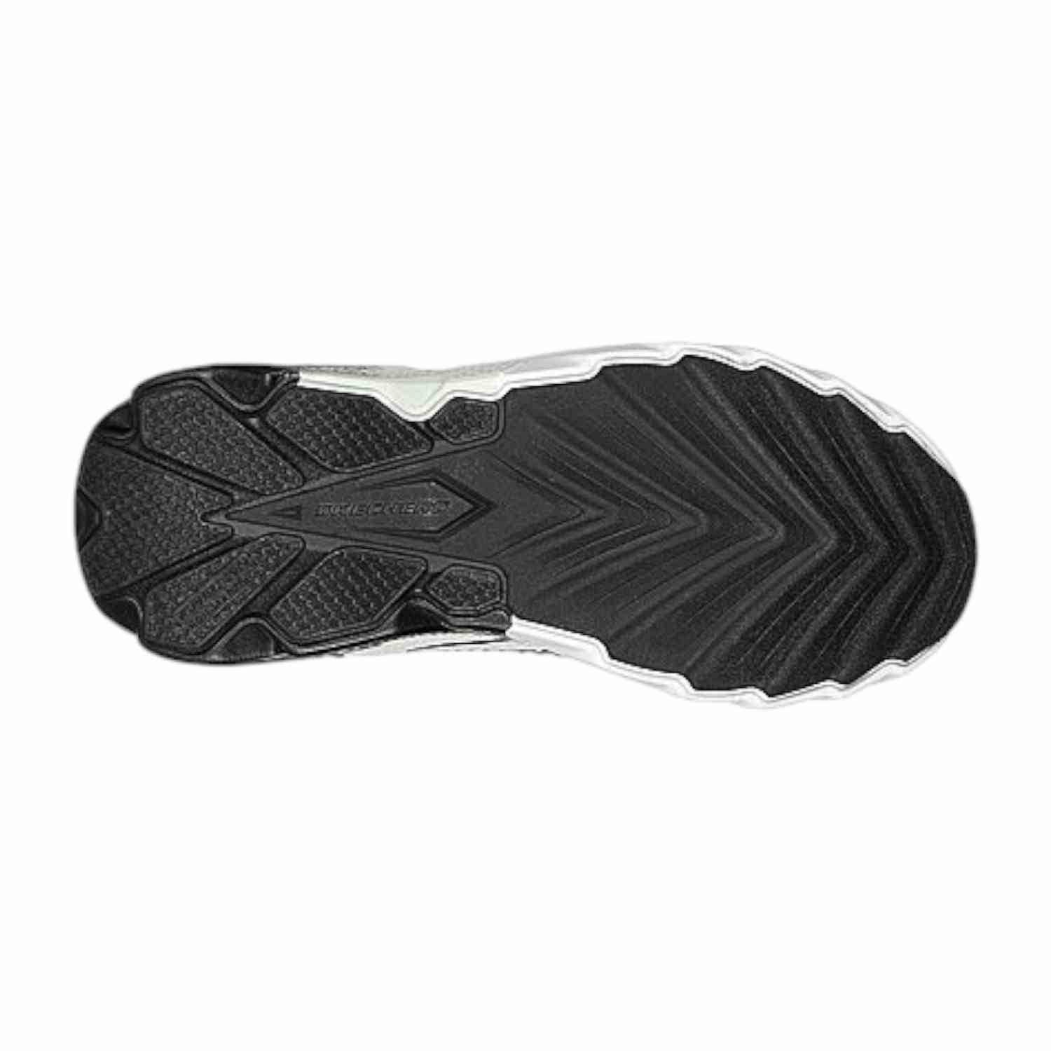 White-Black Boys Elite Sport Tread-Mega-Pace Running Shoes