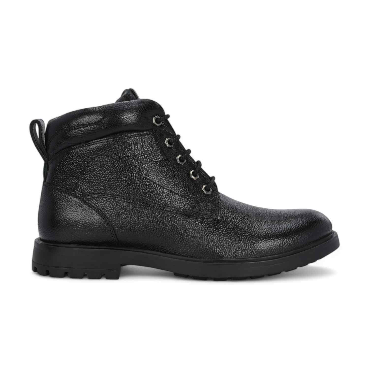 Calle Men Black Adventure Boots