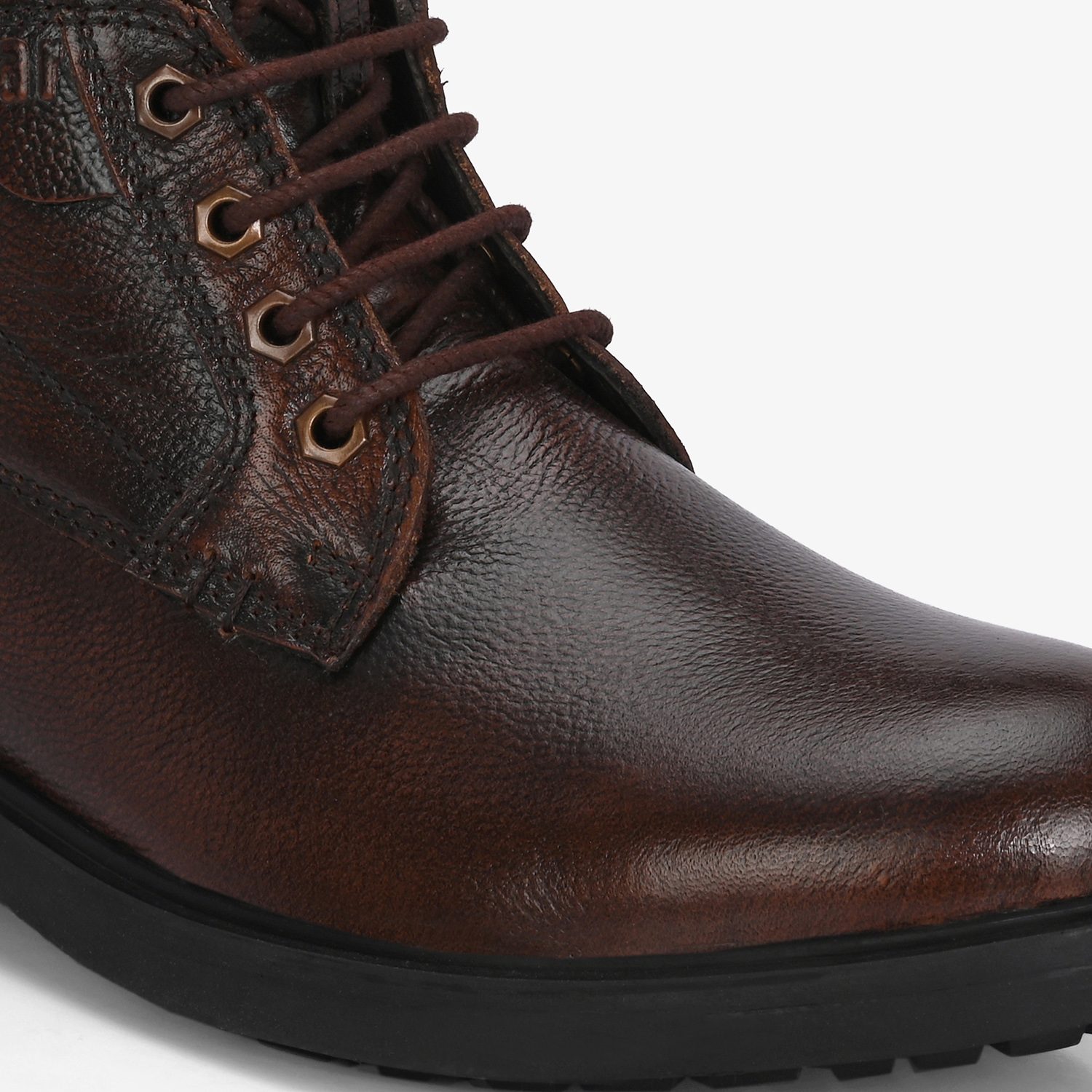 Calle Men Brown Adventure Boots Spykar