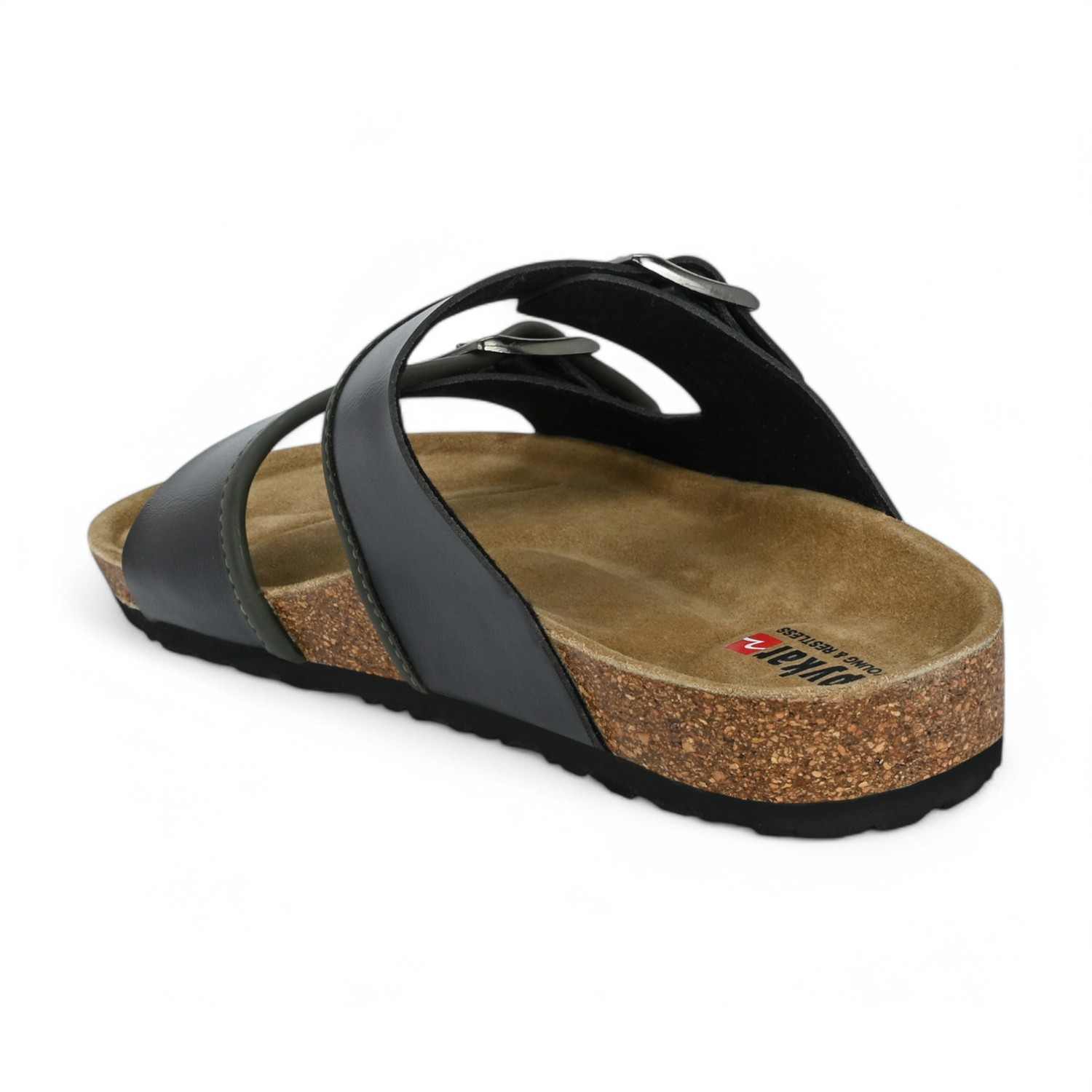 Dorr Men Black Comfort Sandals