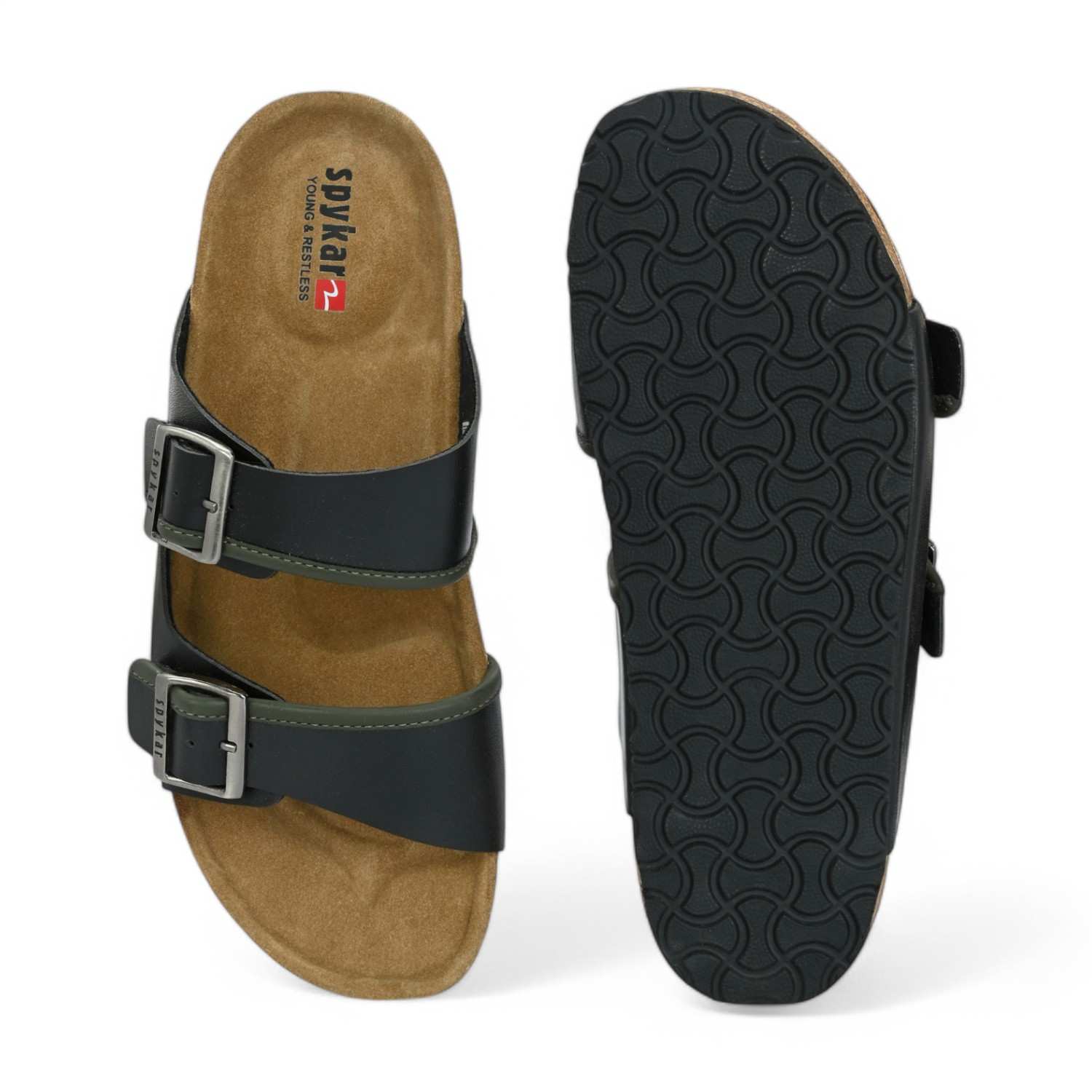 Dorr Men Black Comfort Sandals