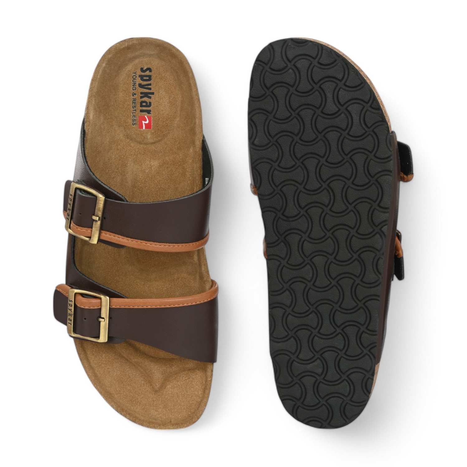 Dorr Men Brown Comfort Sandals