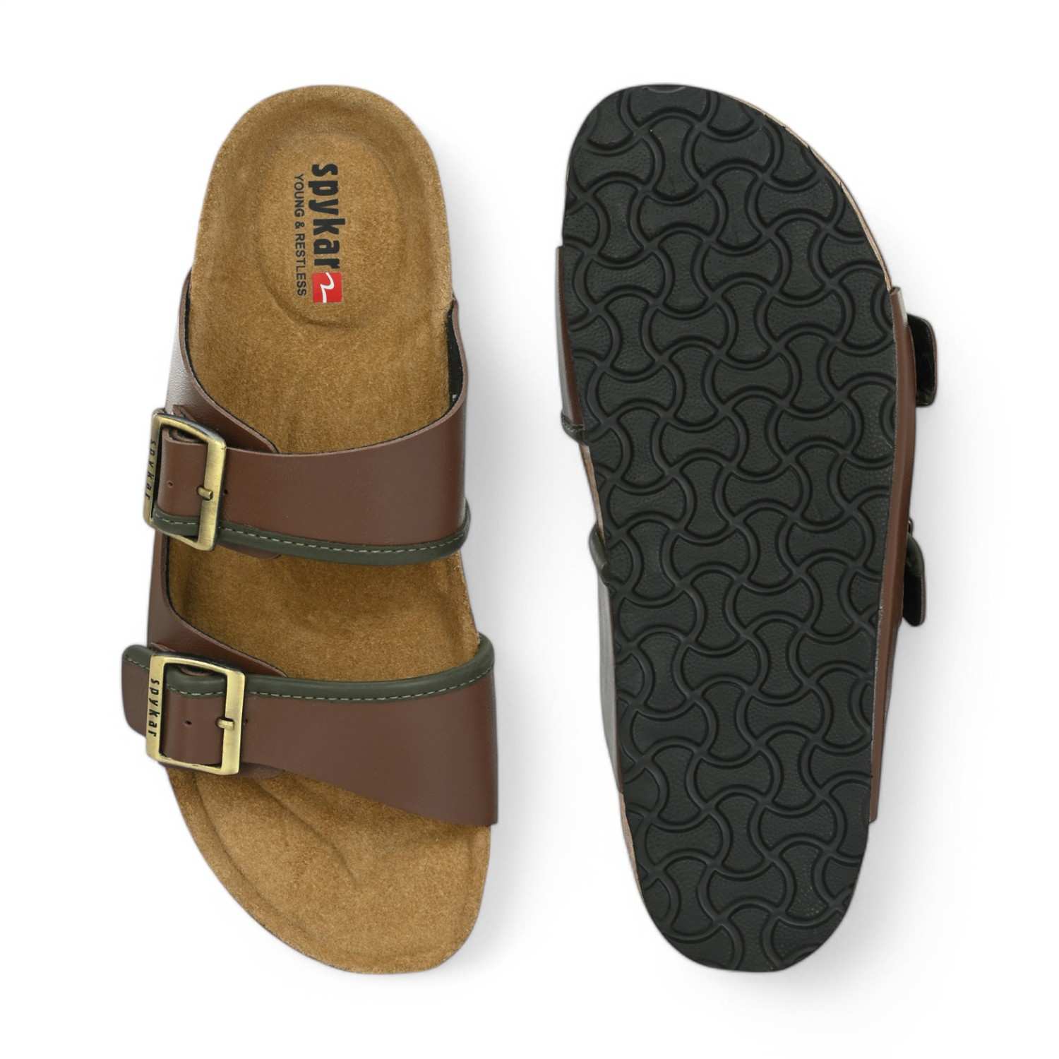 Dorr Men Mocha Comfort Sandals
