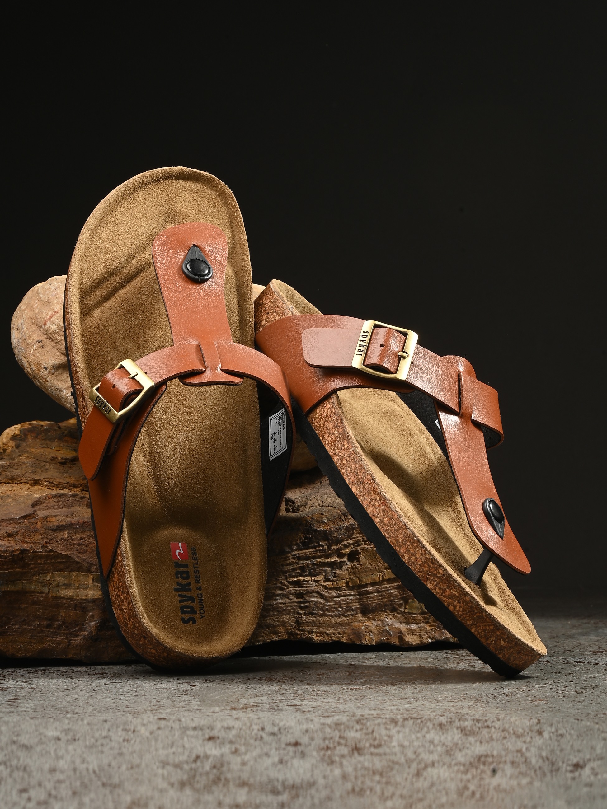 Ano Men Tan Comfort Sandals