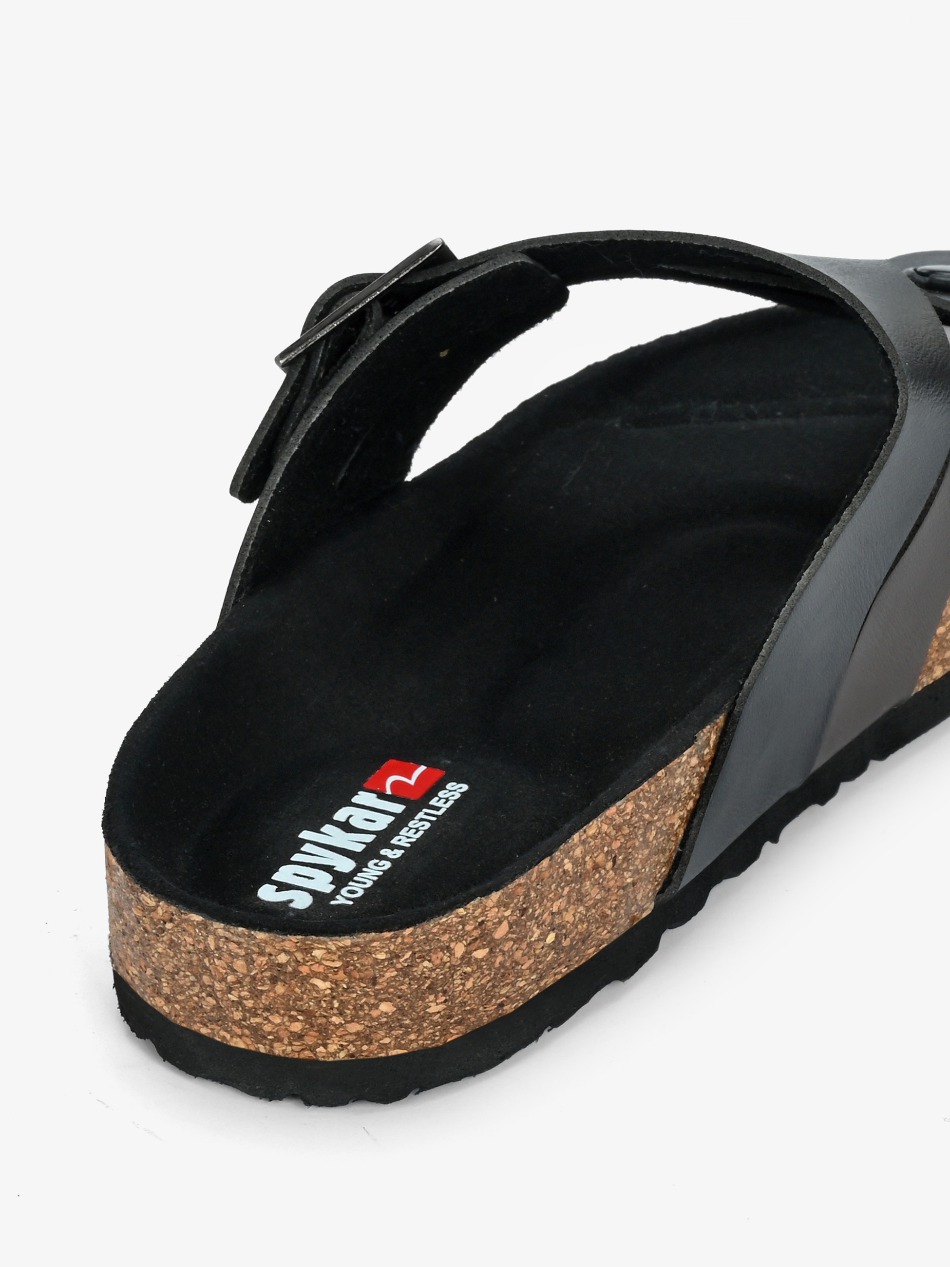 Riggo Men Black-Brown Comfort Sandals