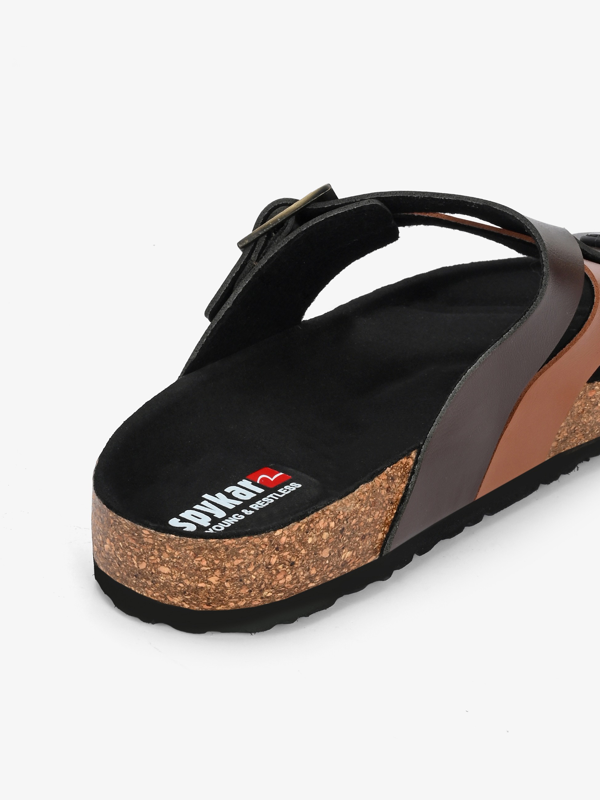 Riggo Men Brown-Tan Comfort Sandals