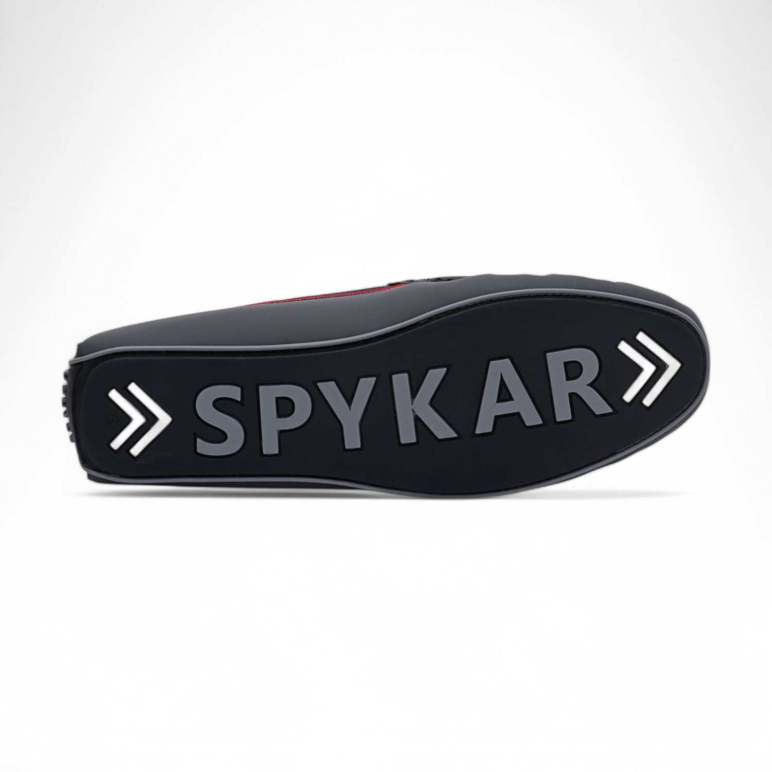 Kosal Men Grey-Red Comfort Loafers