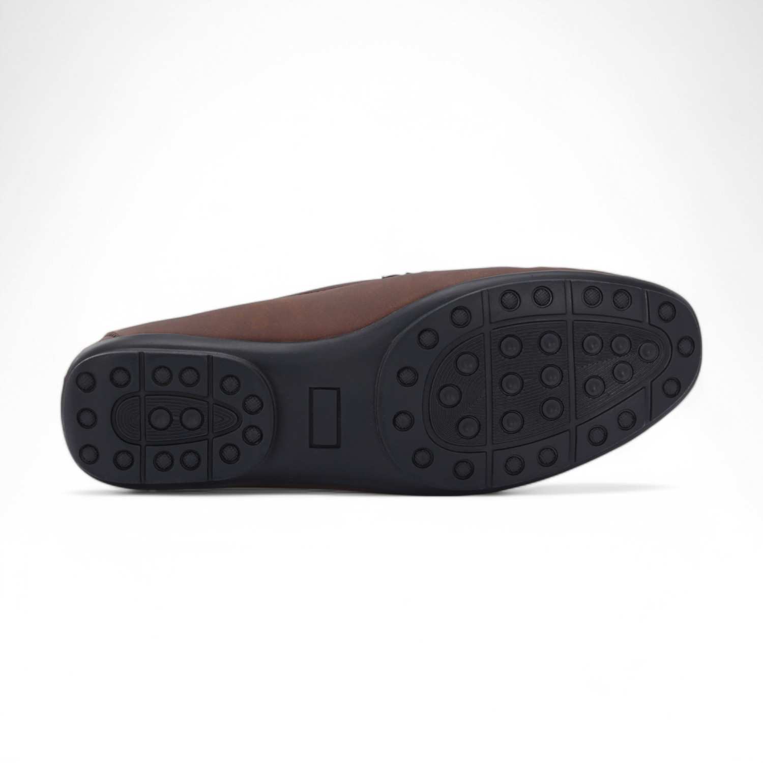 Sokun Men Brown-Beige Comfort Loafers