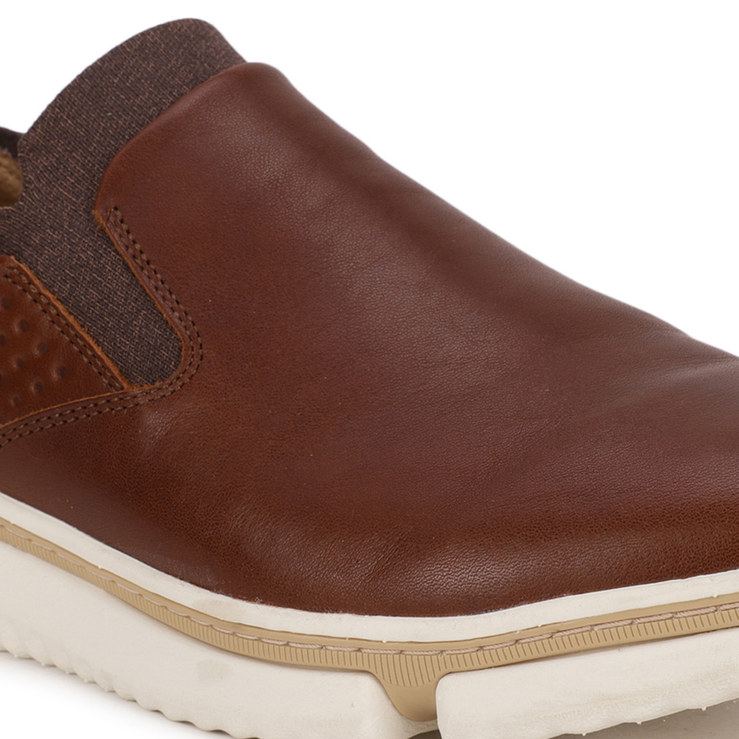 Men Bennet Pt Tan Slipon Formal Shoe