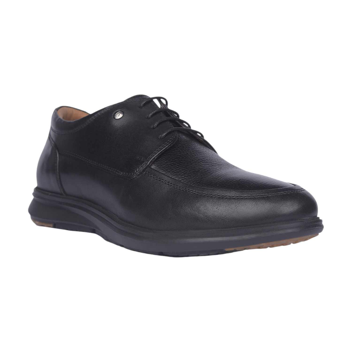 Men Fedrico Apron Black Formal Shoes