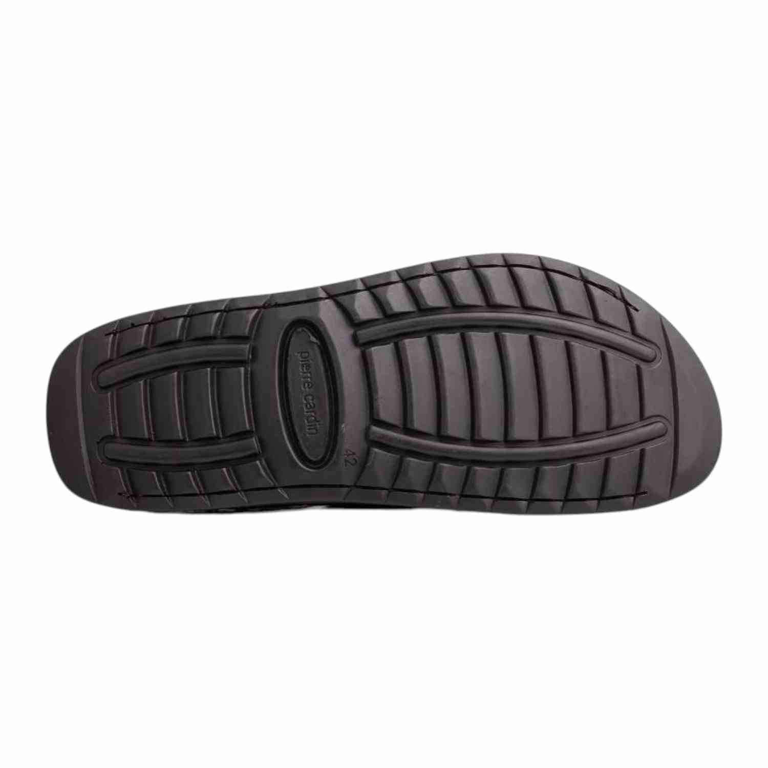 Men's leather Thong Café