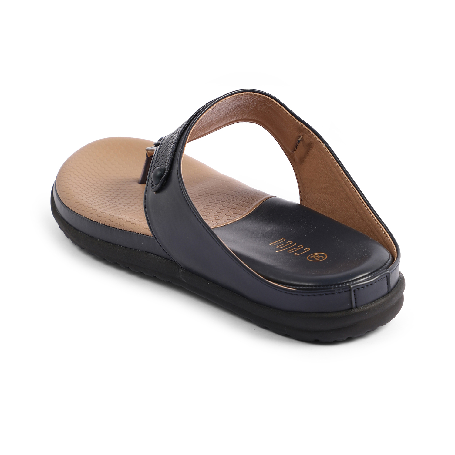 Womens Navy  Casual Flat Sandals