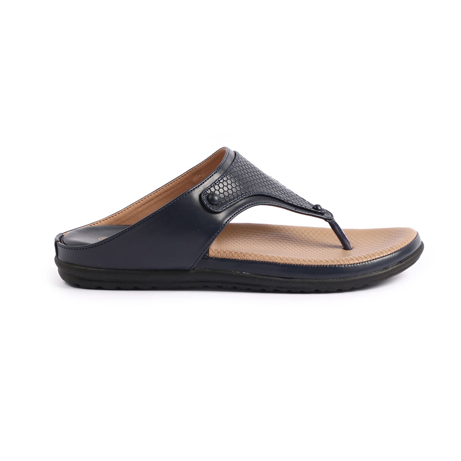 Womens Navy  Casual Flat Sandals