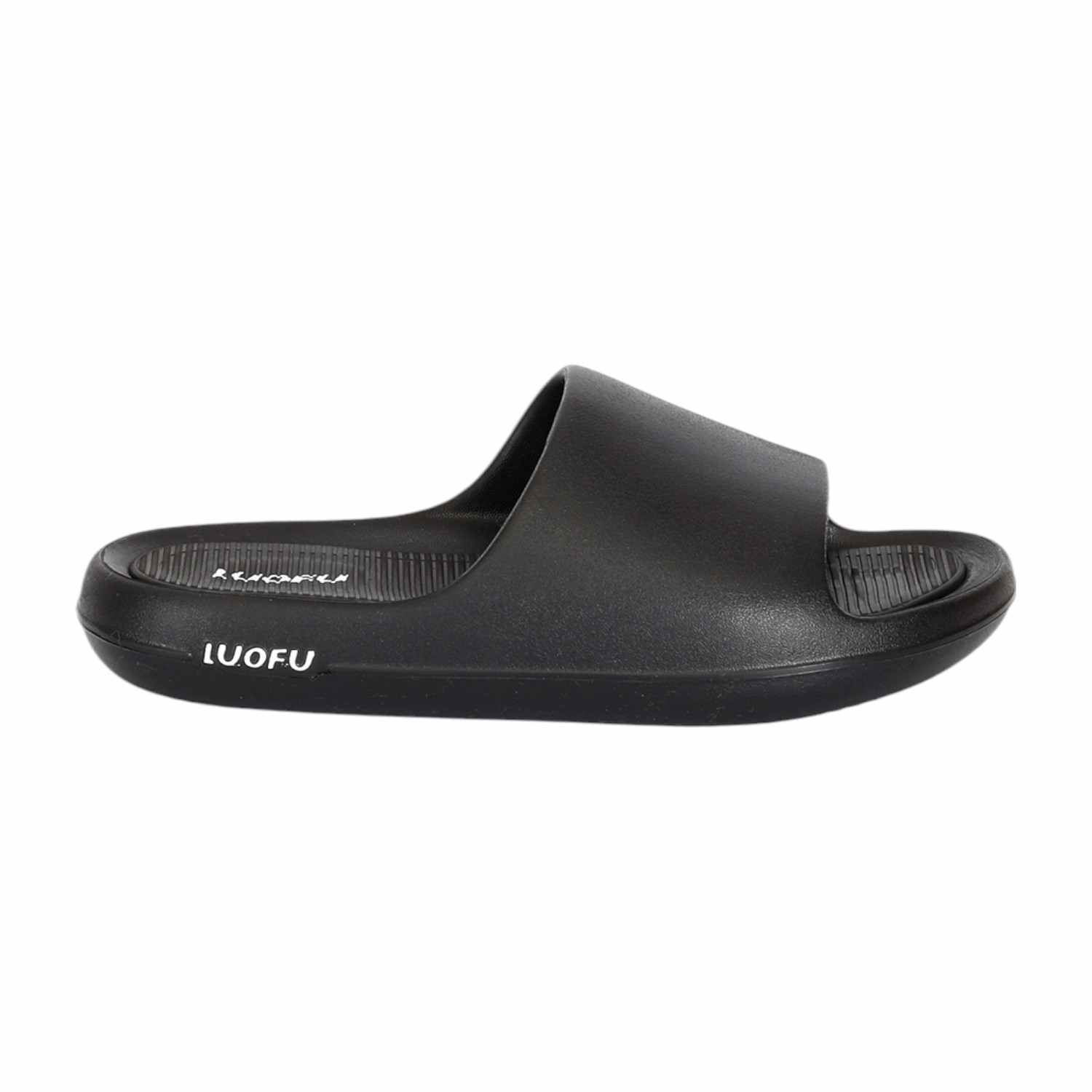 Women Black Comfort Slides