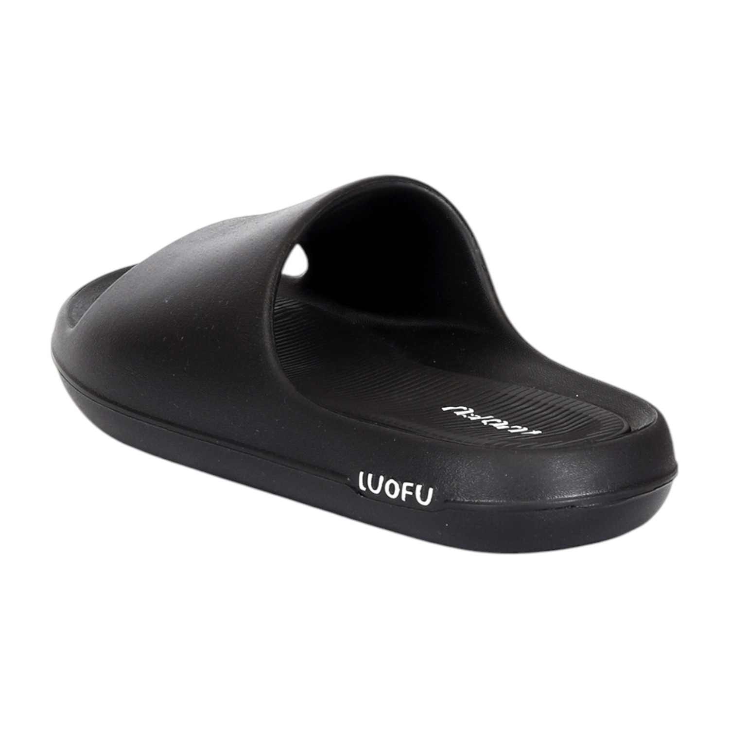 Women Black Comfort Slides