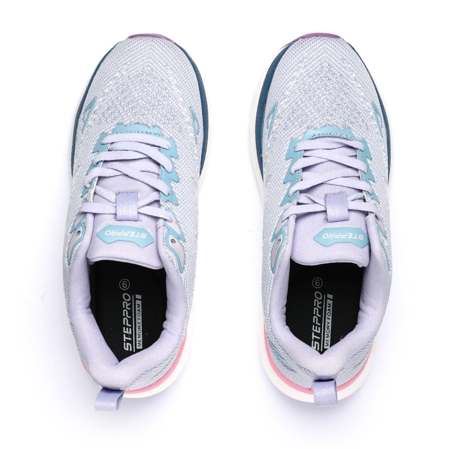 Women Lavender Sports Walking Shoes
