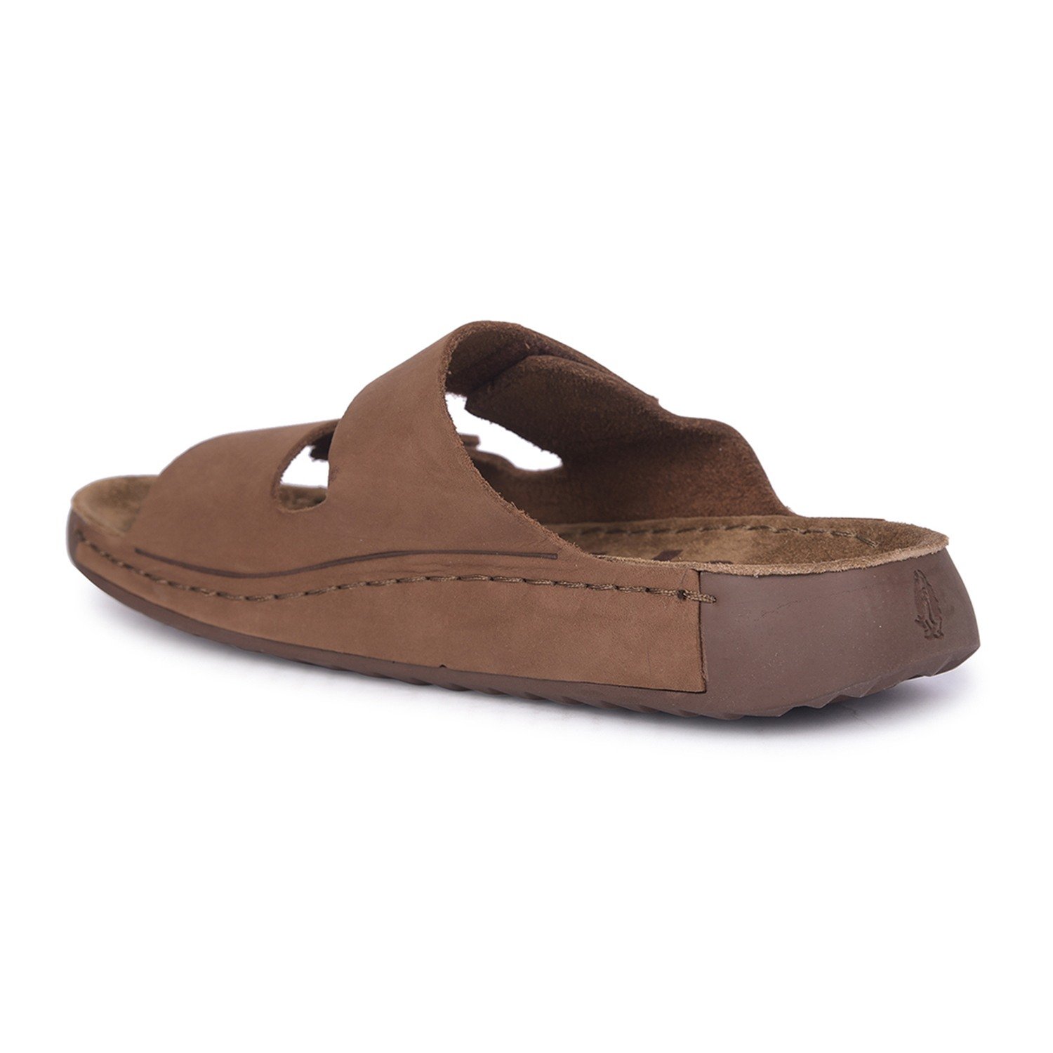 Men Mason Mule Brown Slippers